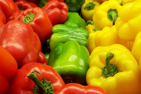 Los pimientos y sus colores