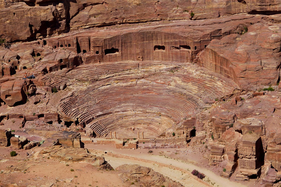 Jordania, Petra, El Teatro.