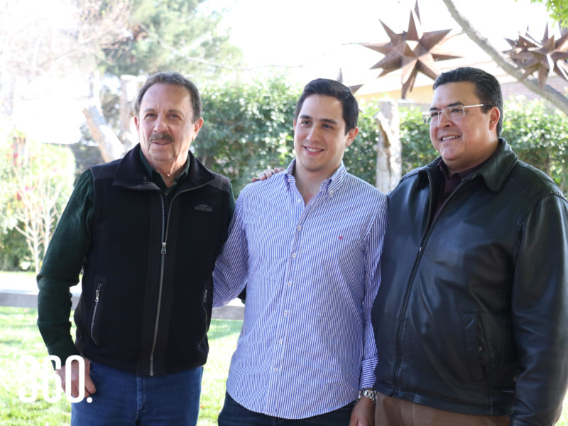 Josué Díaz, Juan Carlos Díaz y Felipe Torres.