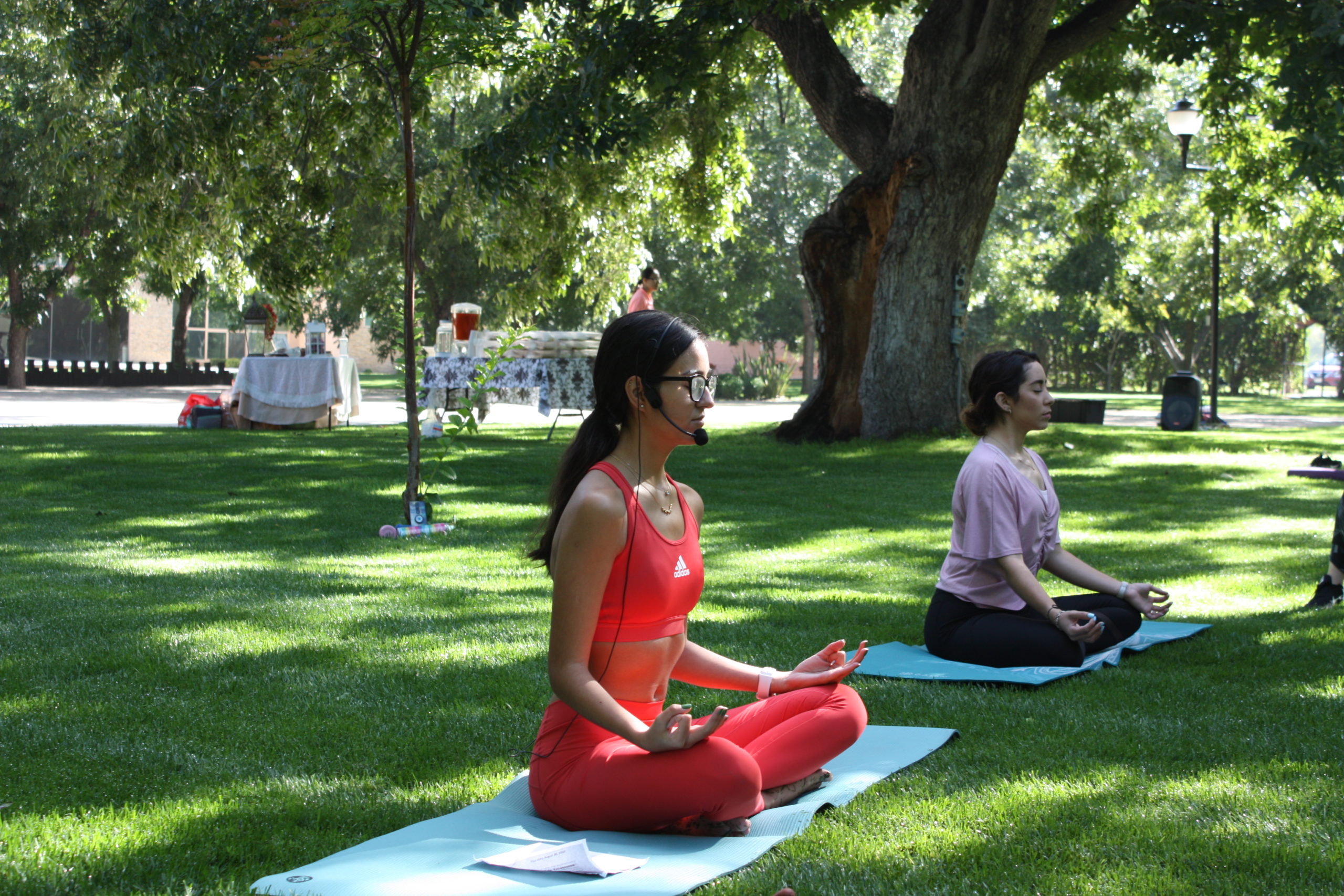 Andrea Cárdenas empezó a practicar yoga en el 2017.