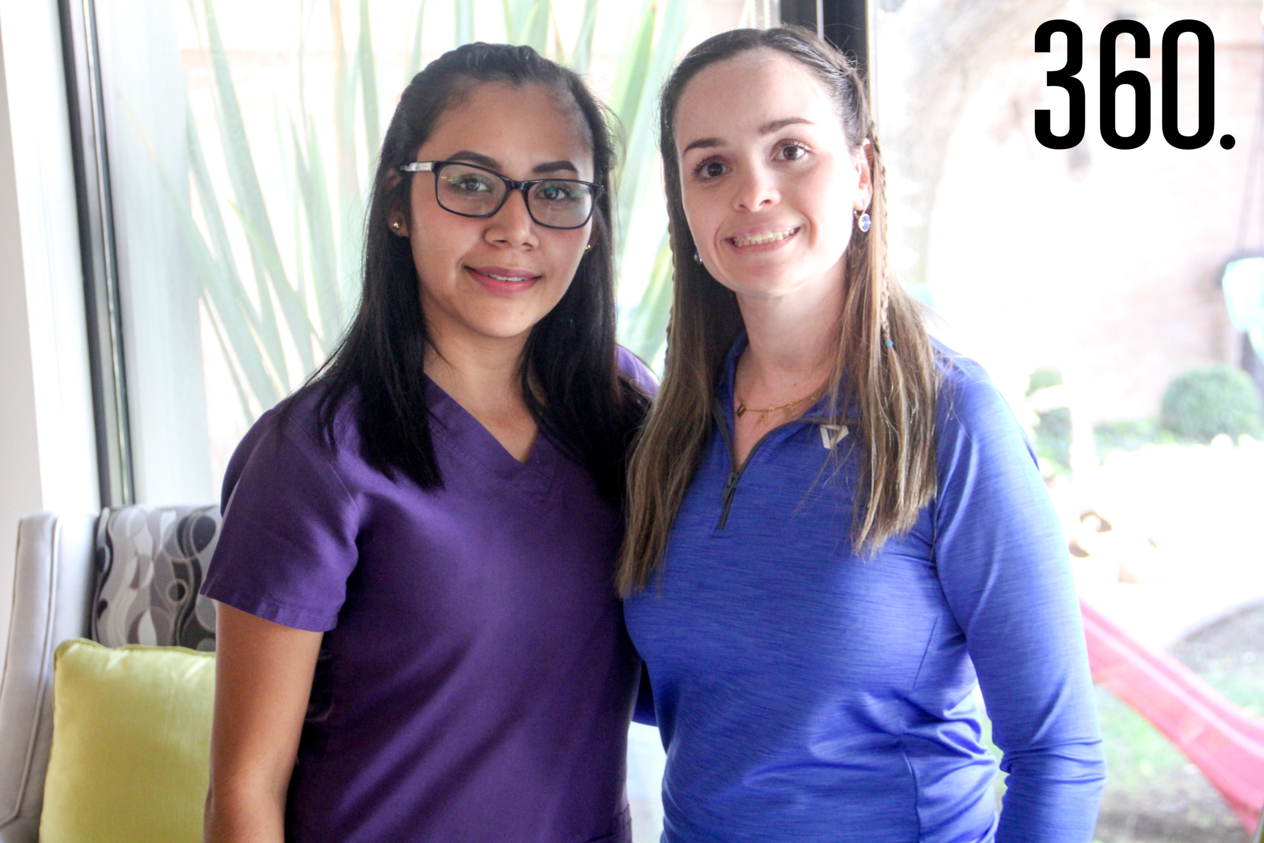 Mey Pardiño y Marycarmen Lozano.