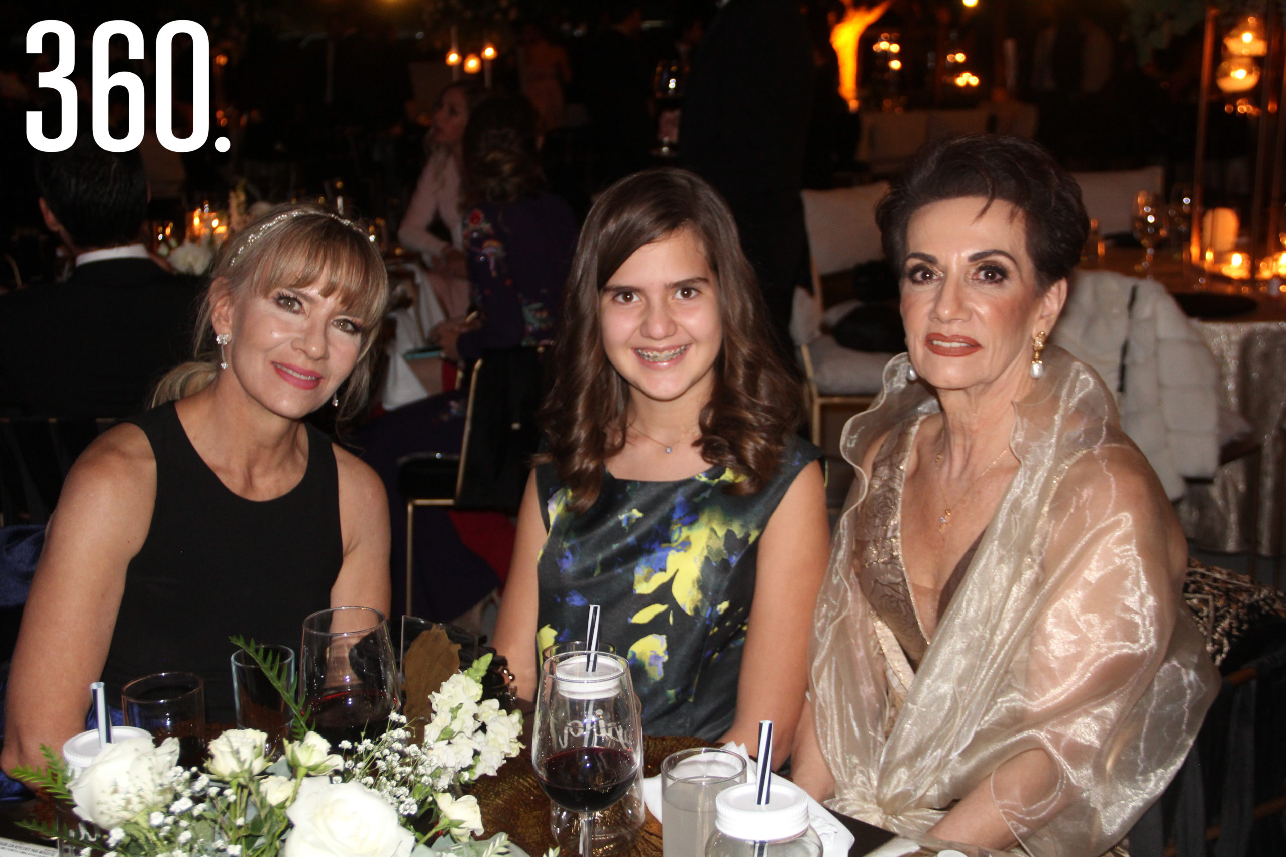 Maye Tamayo, Cecilia Fernández y Lupita Tamayo.