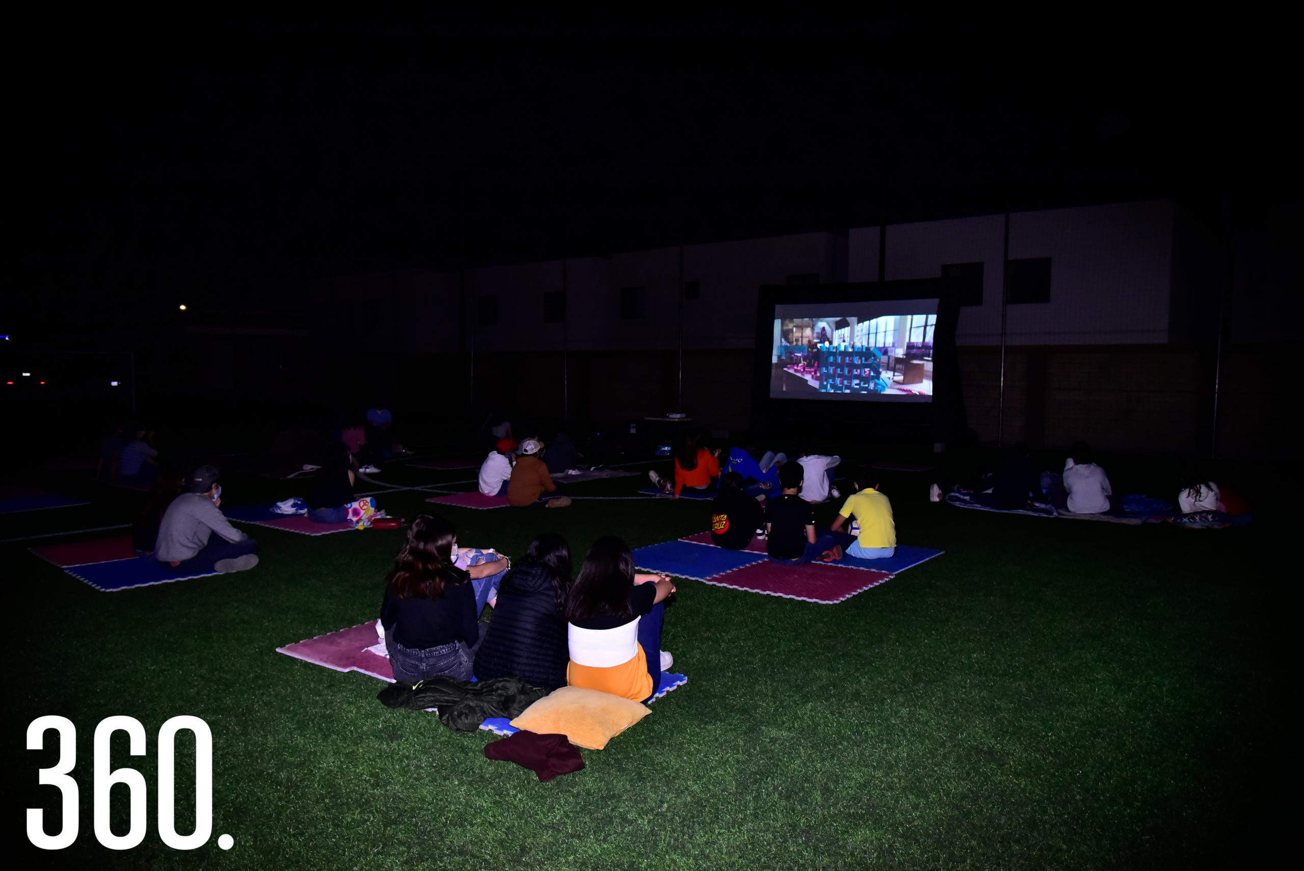 Los asistentes se la pasaron increíble en la noche de película. 