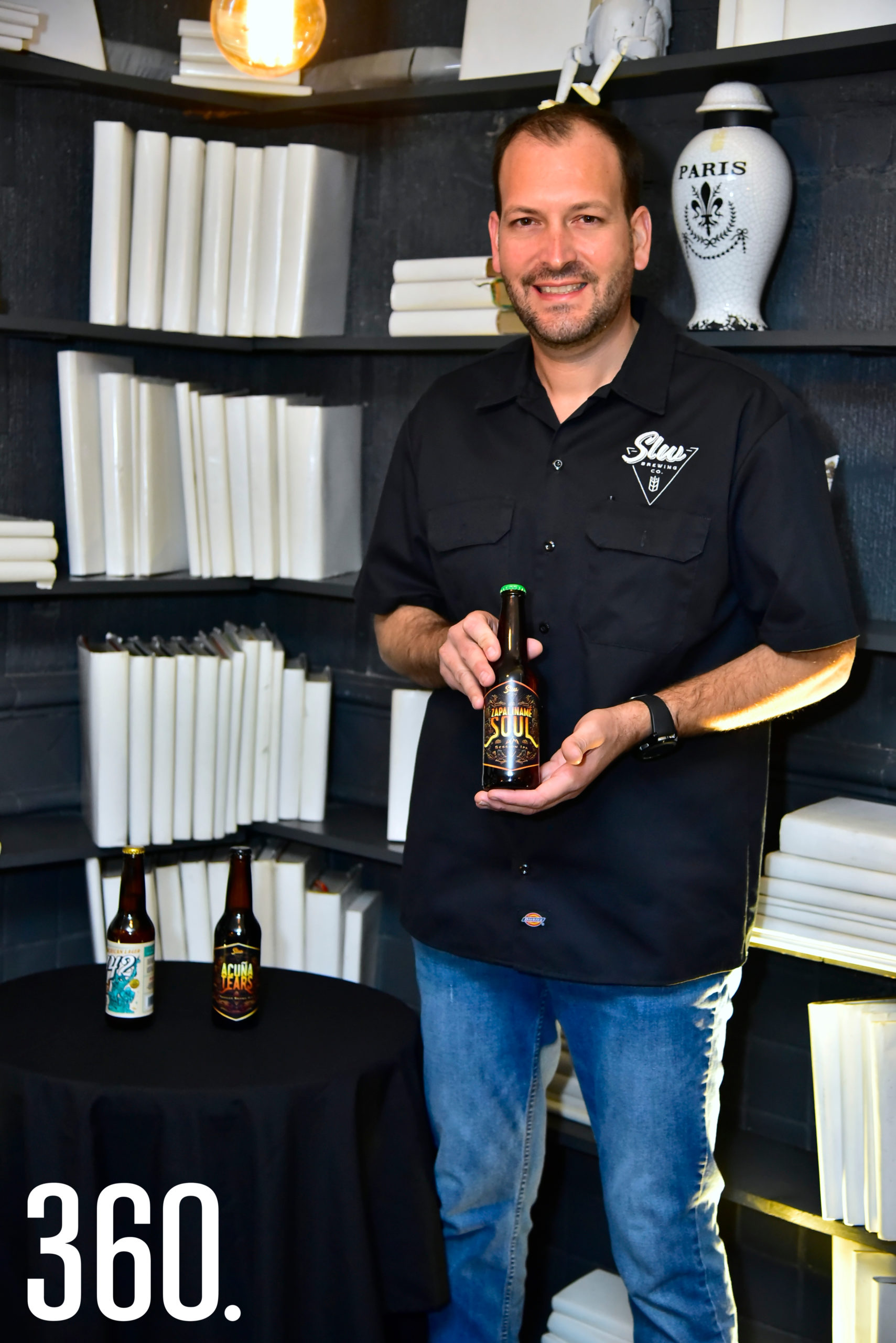 El maestro cervecero David González.