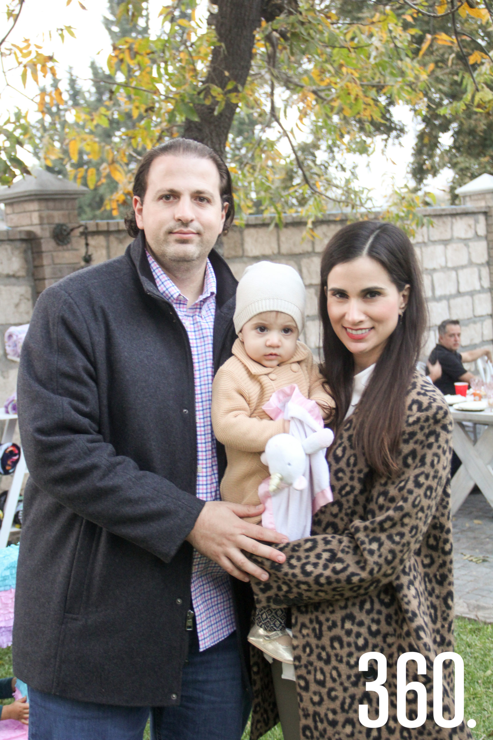 Dante Abramo, Antonella Abramo y Ana Laura Cárdenas.