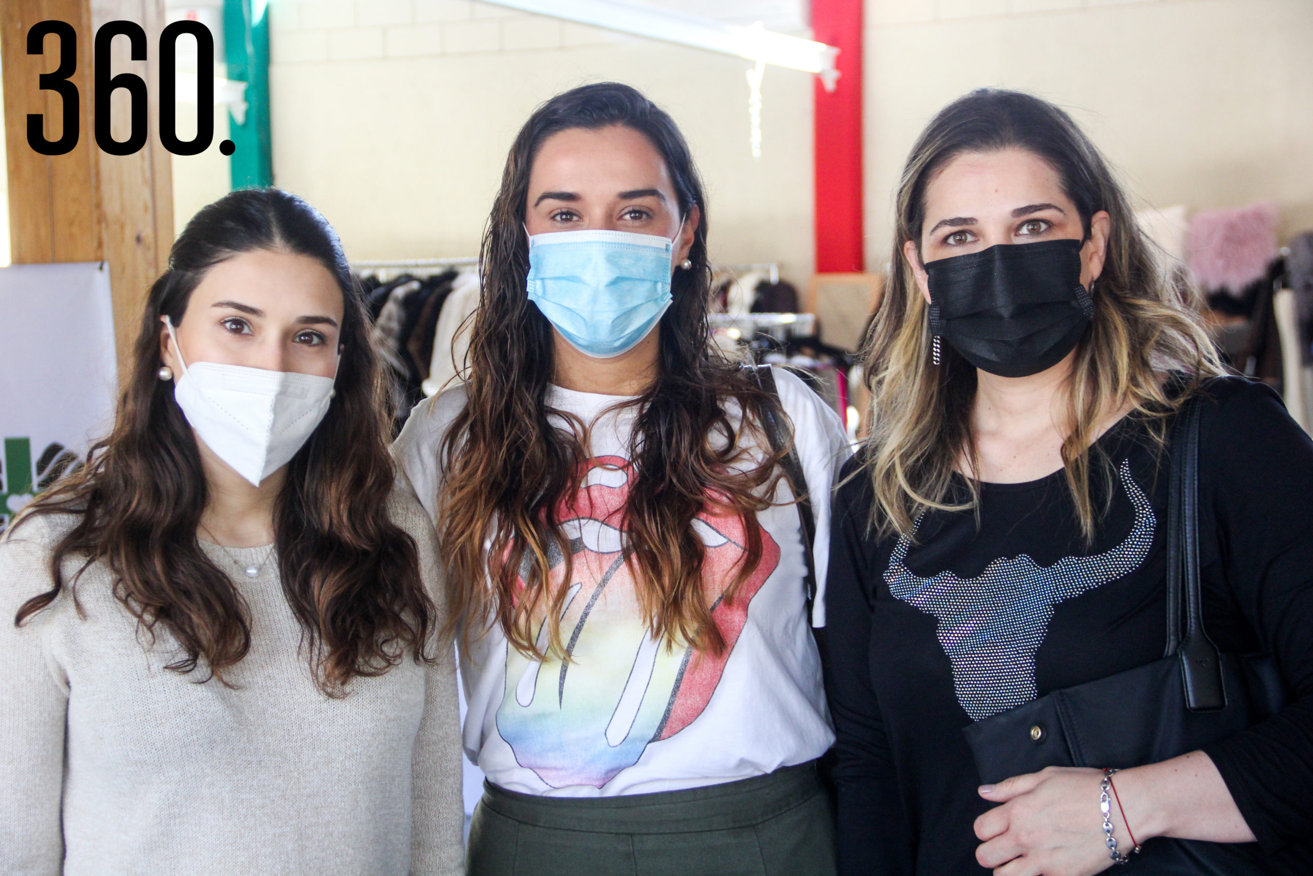 Vero Garza, Ana Lucía Paz y Karla de Villaseñor.