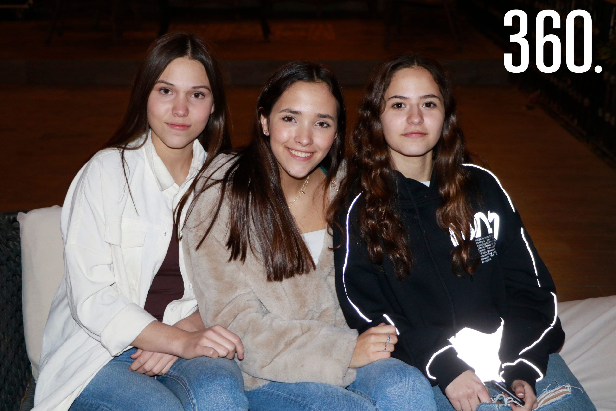 Daniela Verduzco, Isabella López y Carolina Arsuaga.