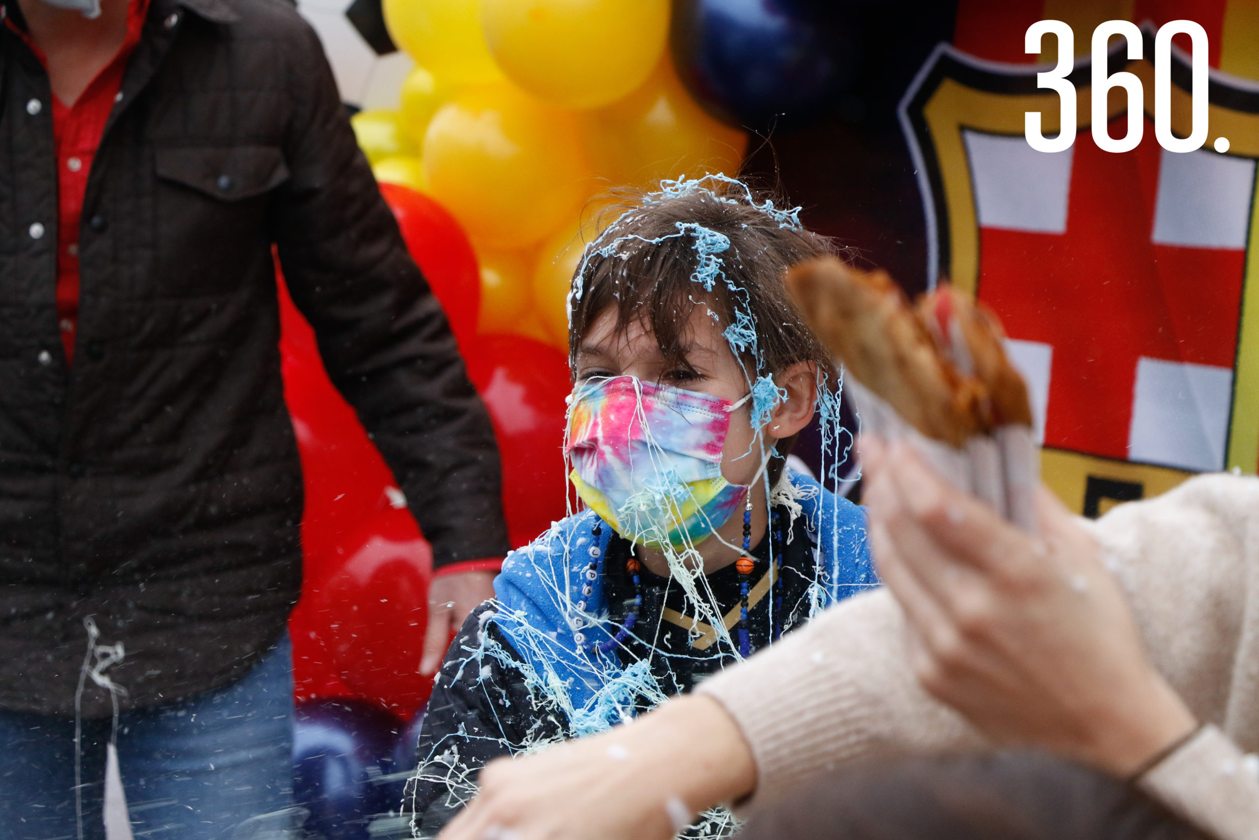 El festejado se divirtió a lo grande.