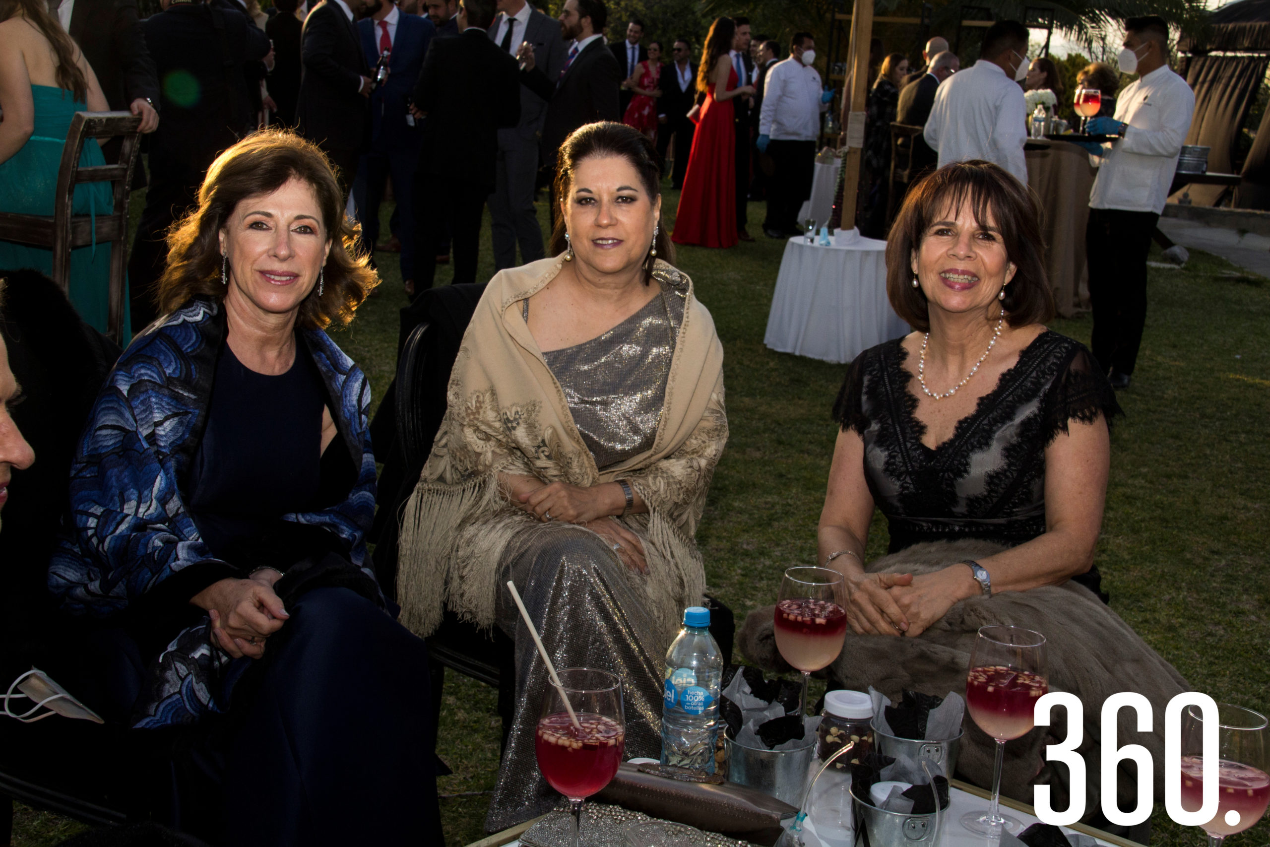 Bony Guajardo, Paulina de la Garza y Adriana Talamás.