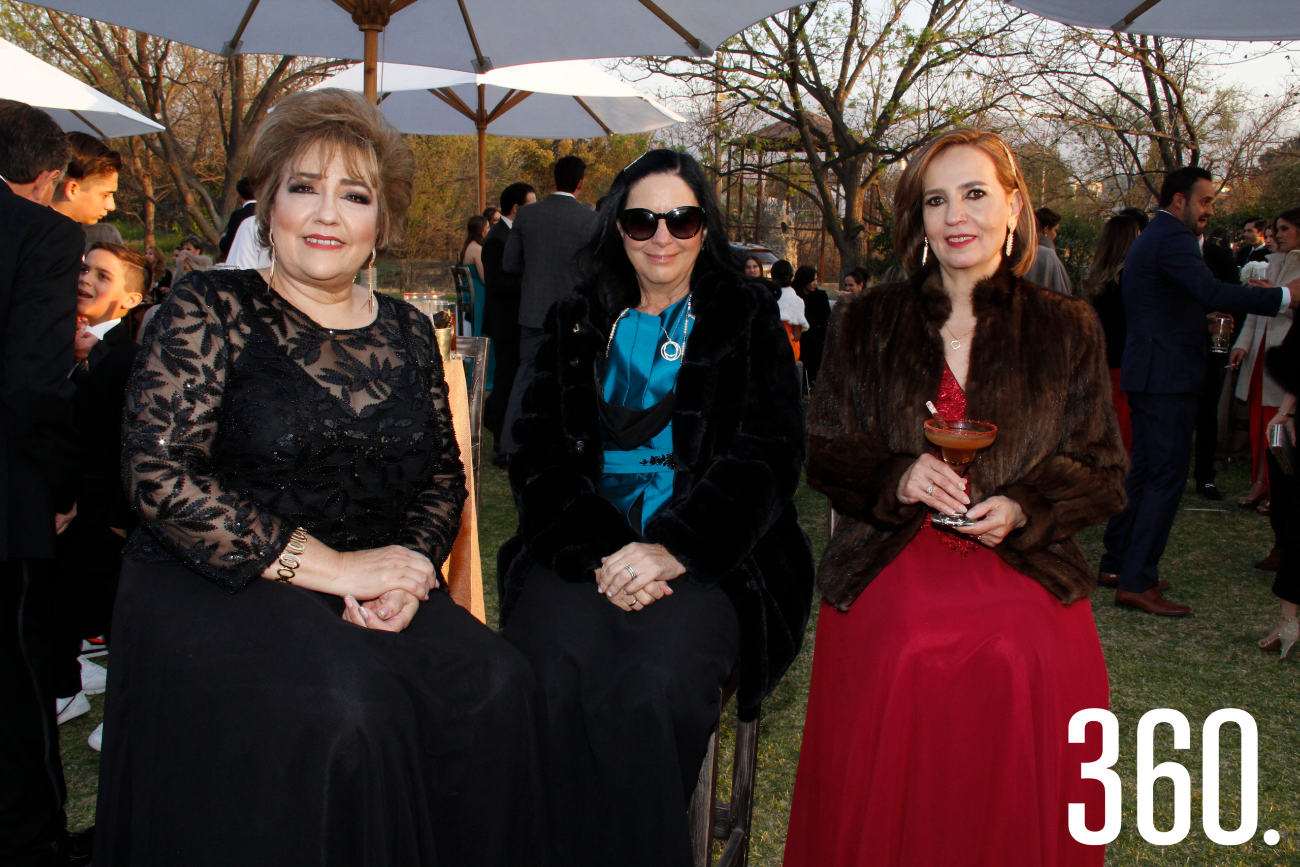 . Cuquis Ballesteros, Pilar Candia y Patricia de la Mora.