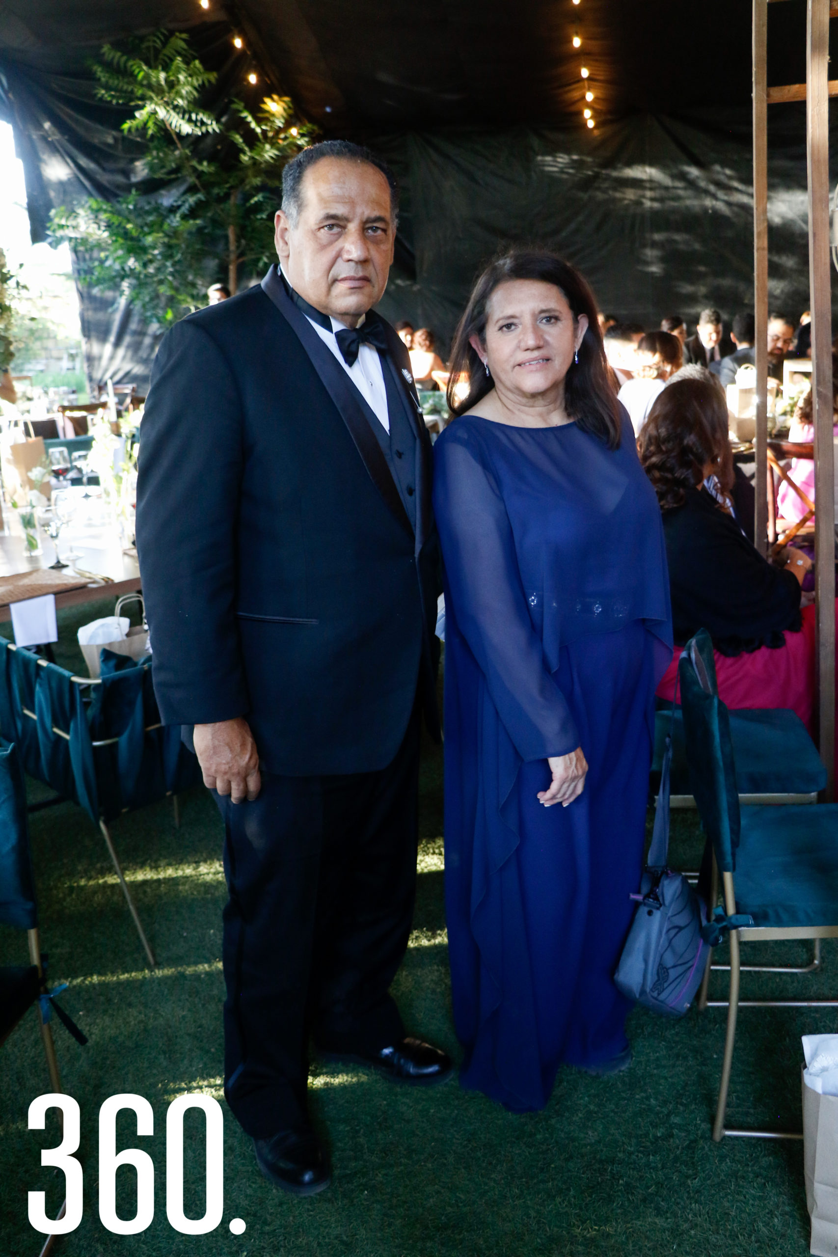 José Guadalupe Delgado y Ana Salgado, papás de la novia.