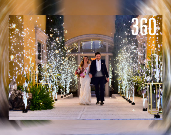 Entrada de los novios.