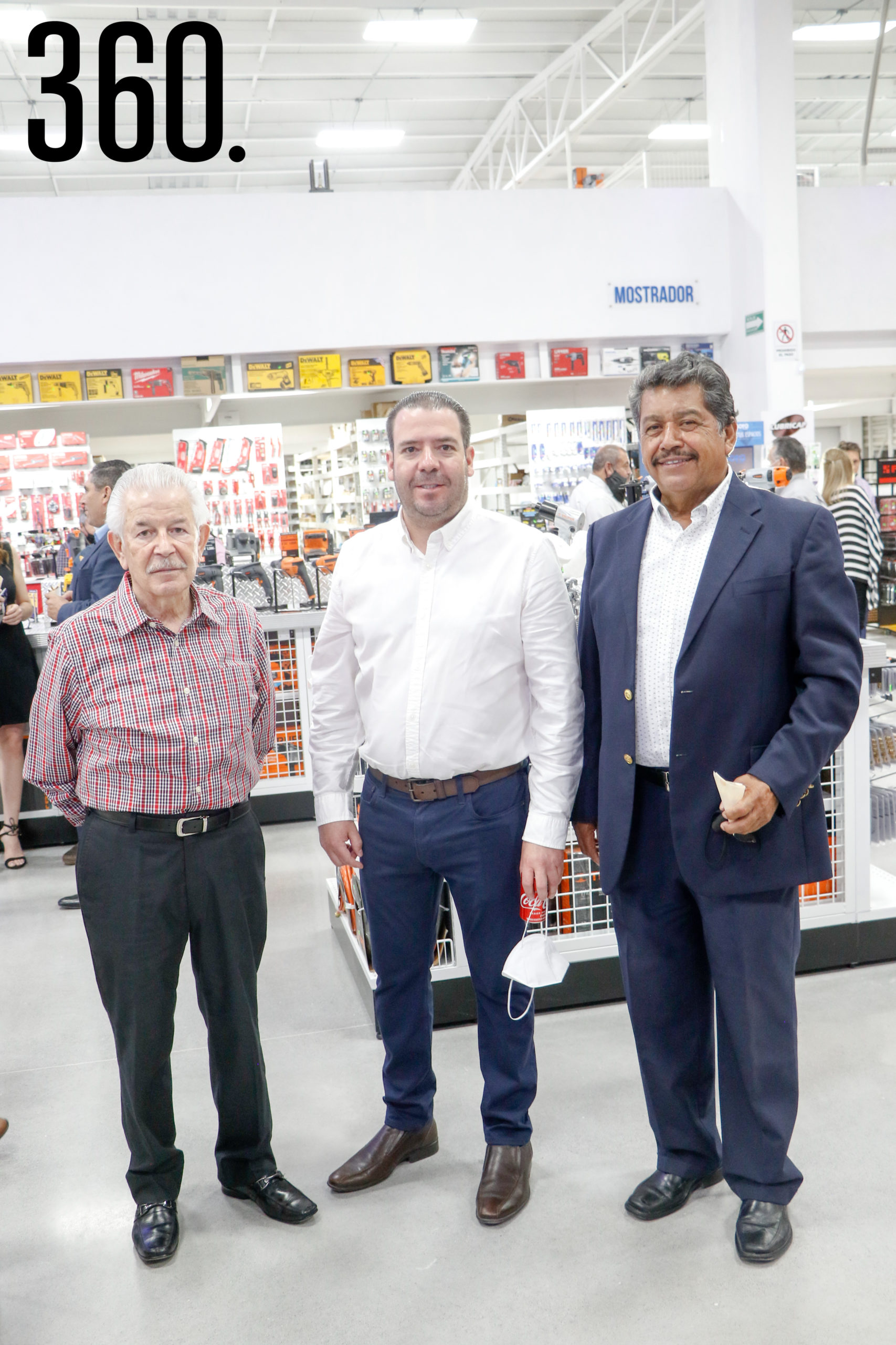 Raúl Armando Güitron, Jorge Güitron y José Luis Pérez.