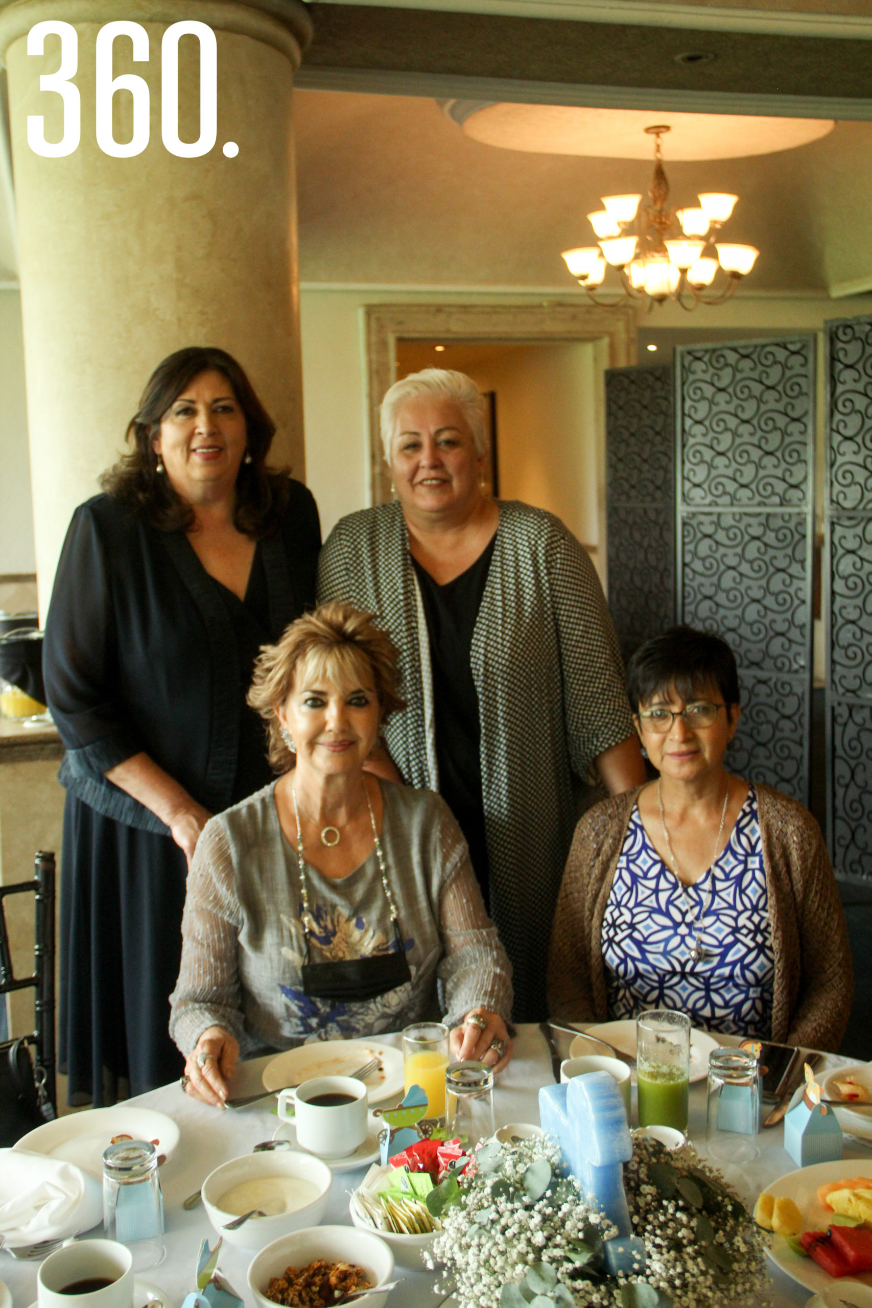 Nélida Castilla, Argelia de la Fuente, Lina Lozano y Rossy Garza.