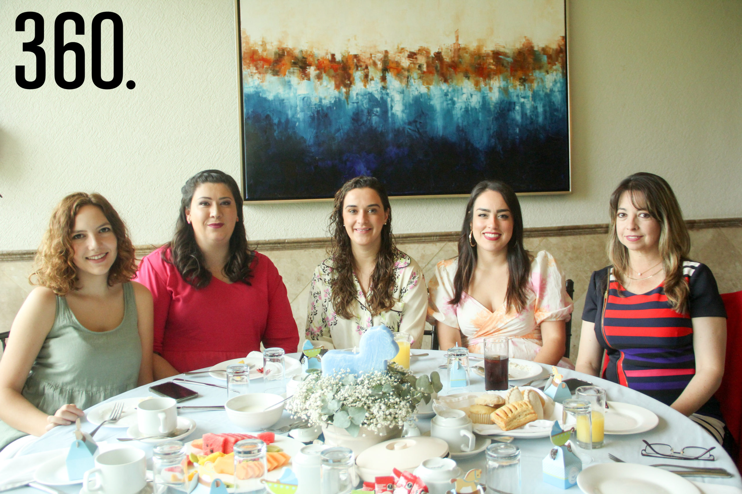 Andrea castilla, Nélida Villarreal, Ana Lucía Paz, Ilsse Garza y Lily Martínez.