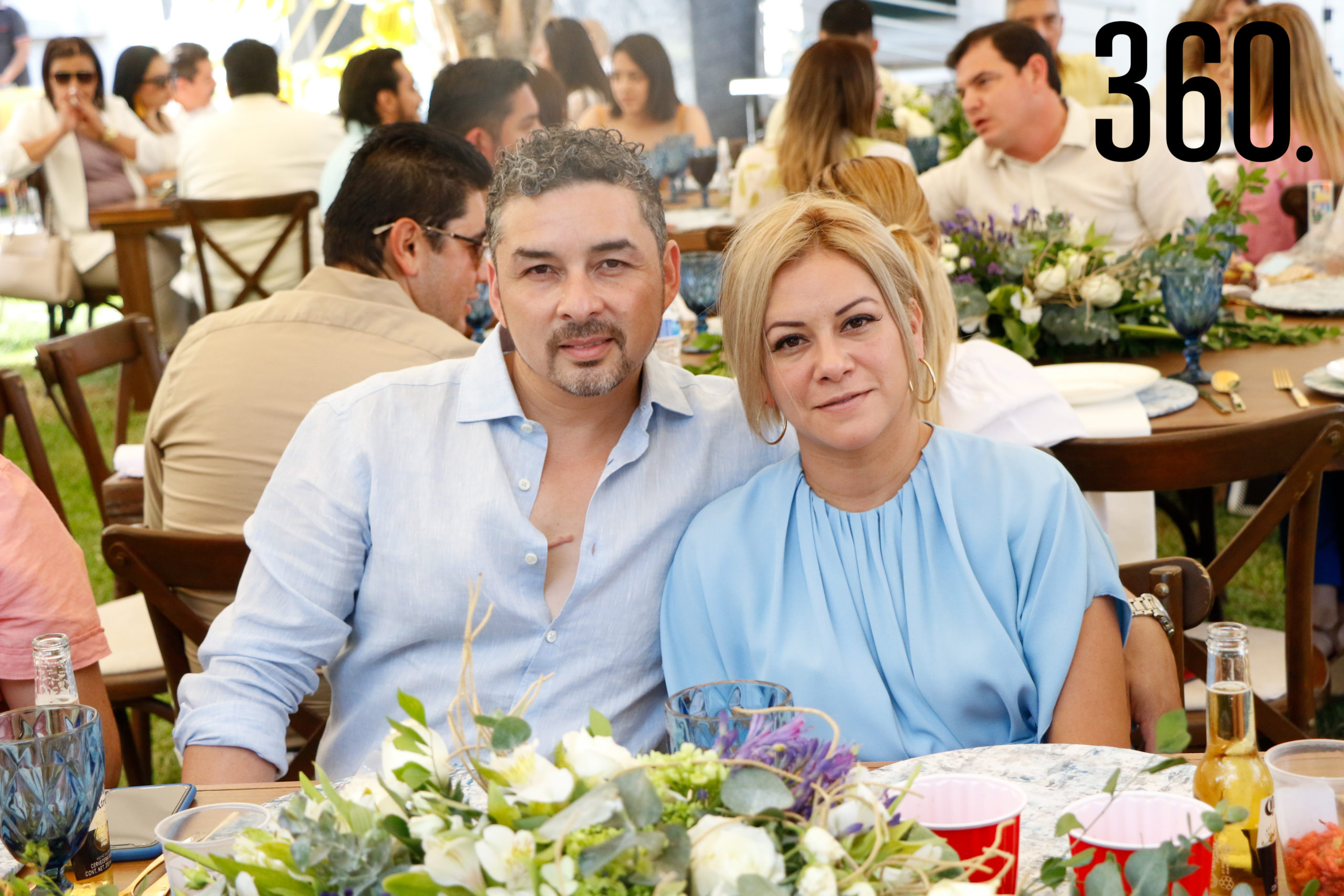 Oralia Valdés y Mario Valero.