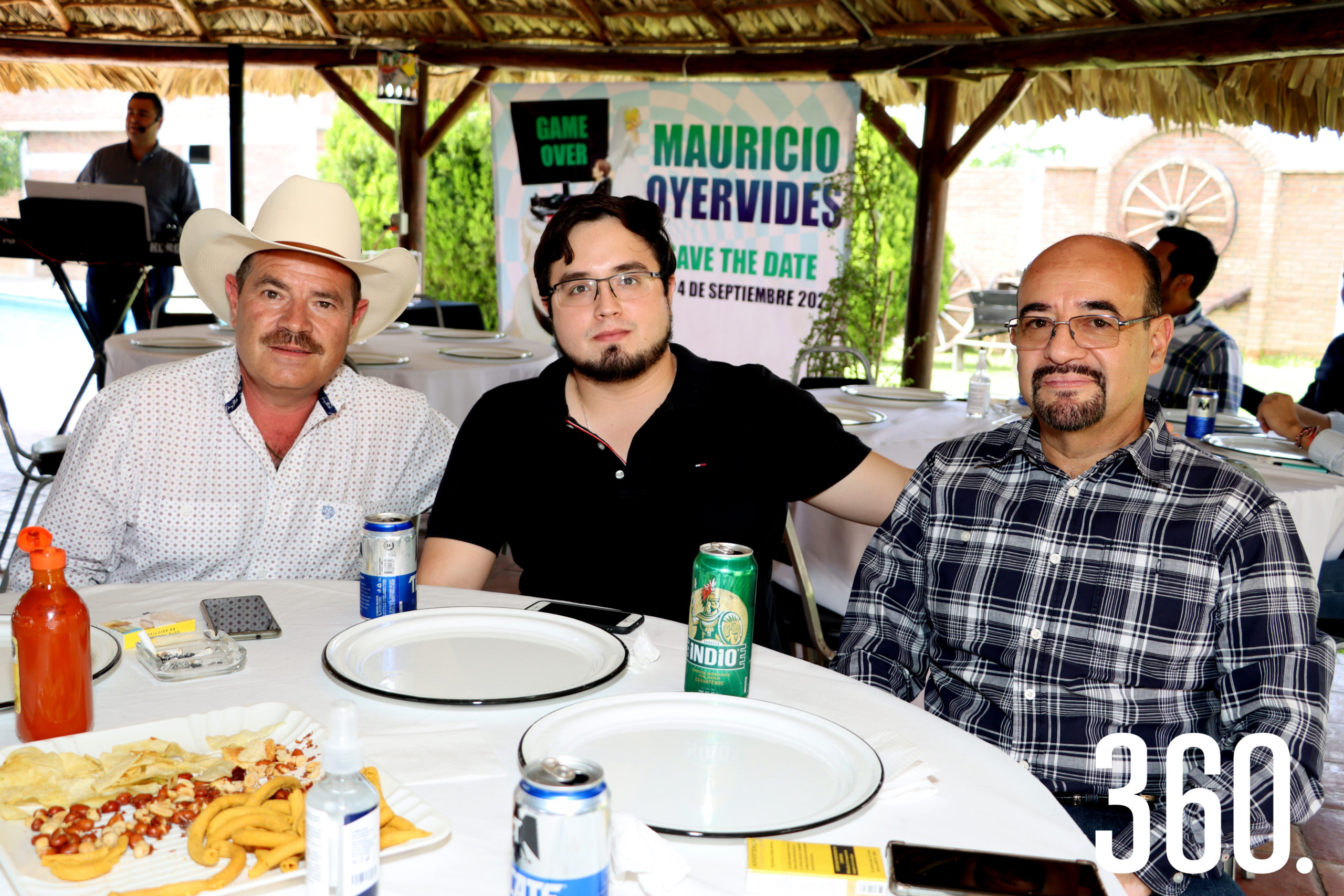 Jorge de Peña, Diego Saucedo y Reynaldo Rodríguez.