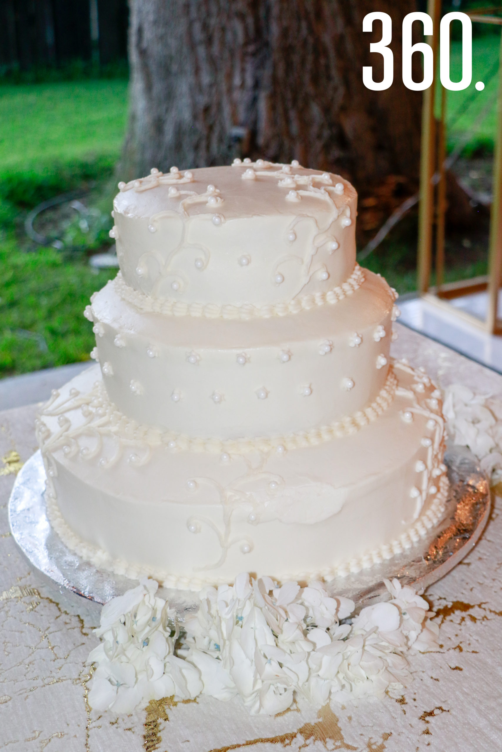 Pastel de los novios.