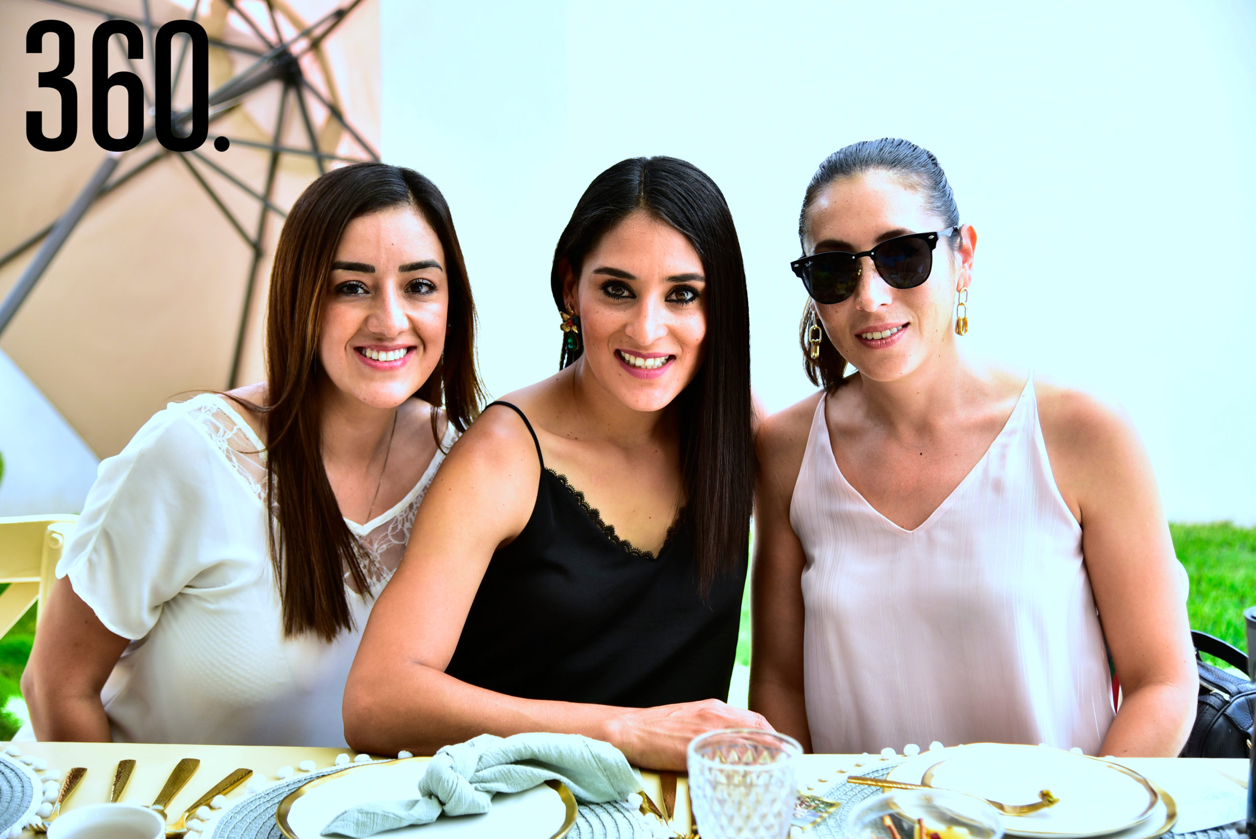 Evelin Leyva, Cindy Hernández y Belinda Oranday.