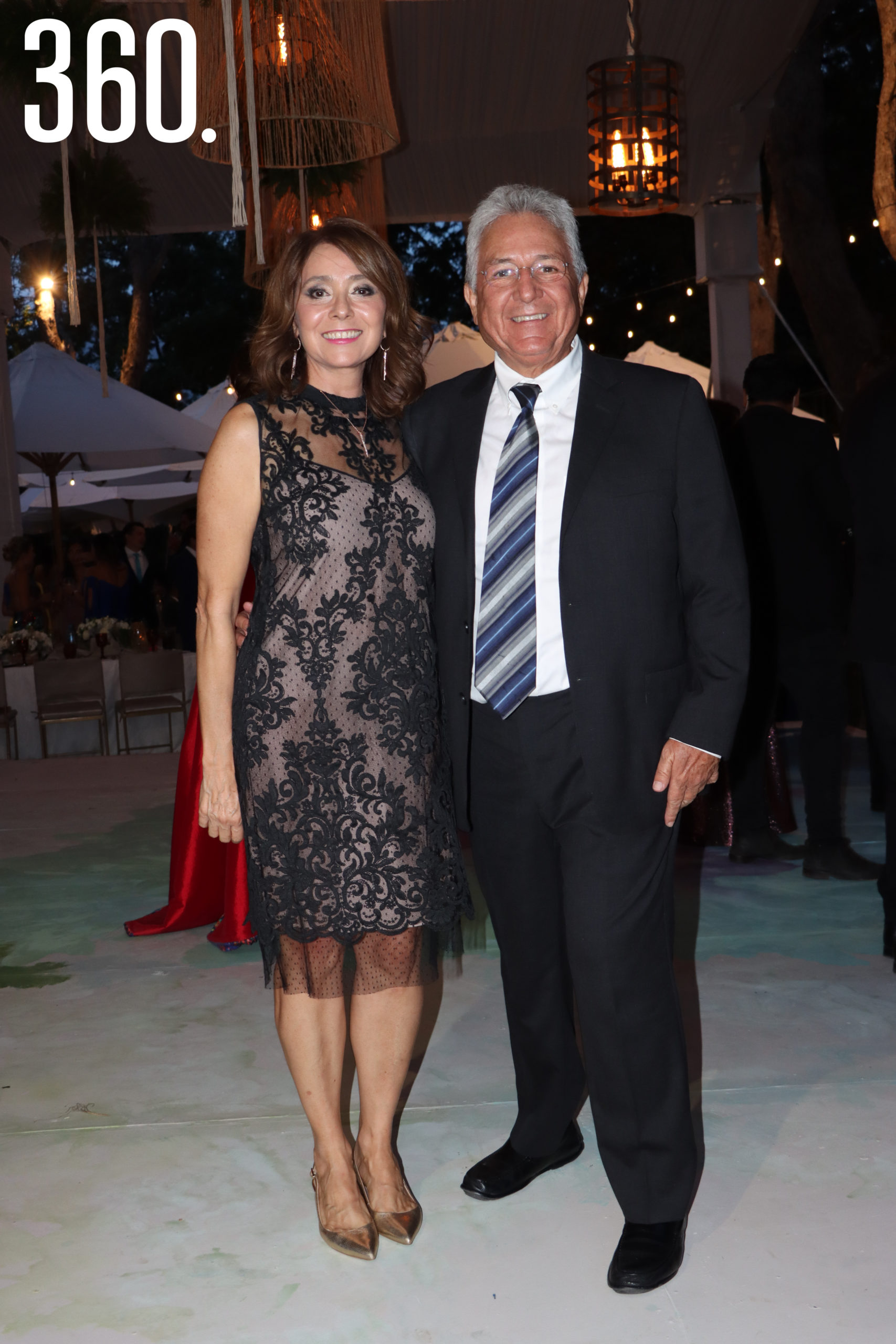 Rocío Villarreal y Jorge Dewey.