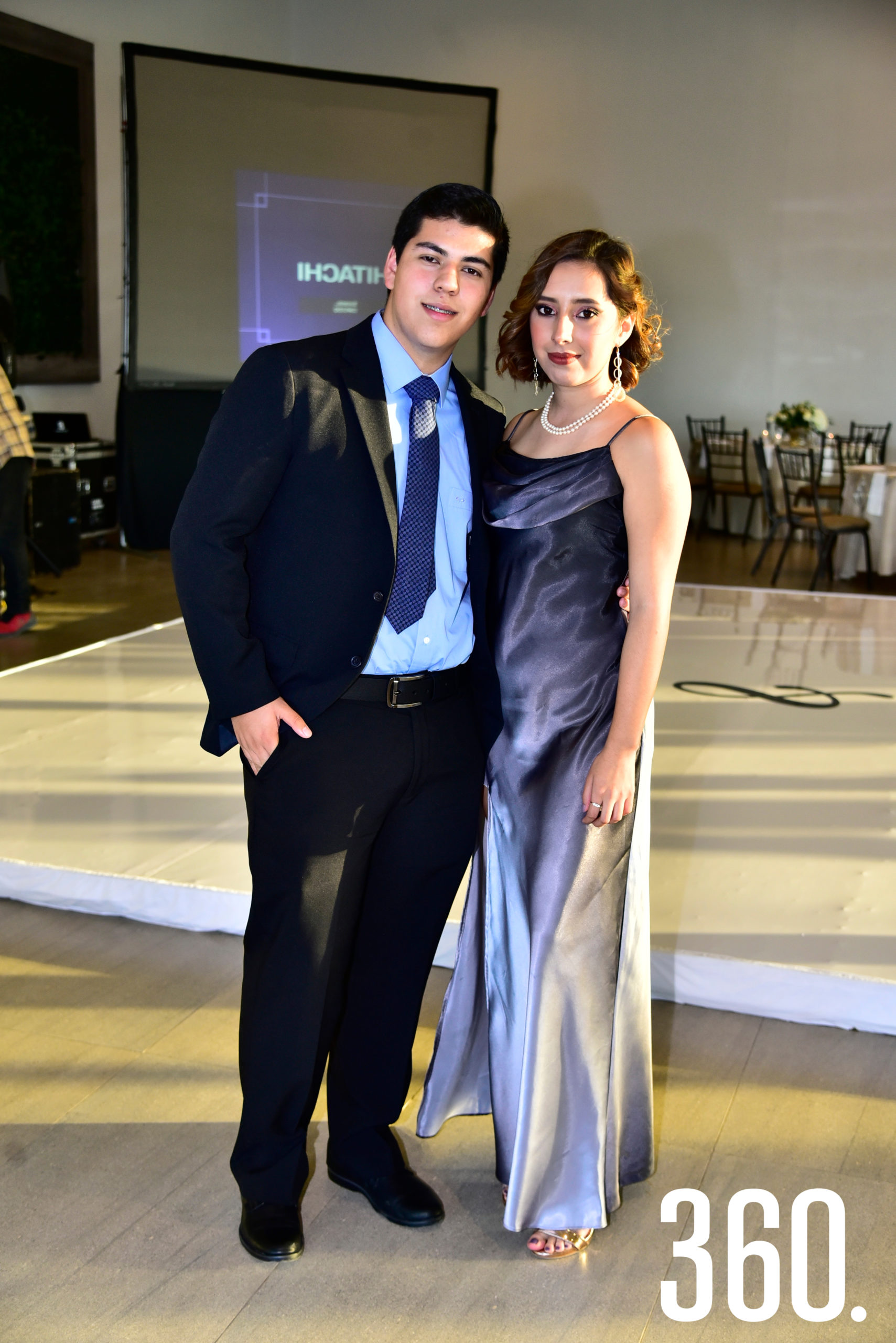 David Almaguer y Natalia Saldaña.