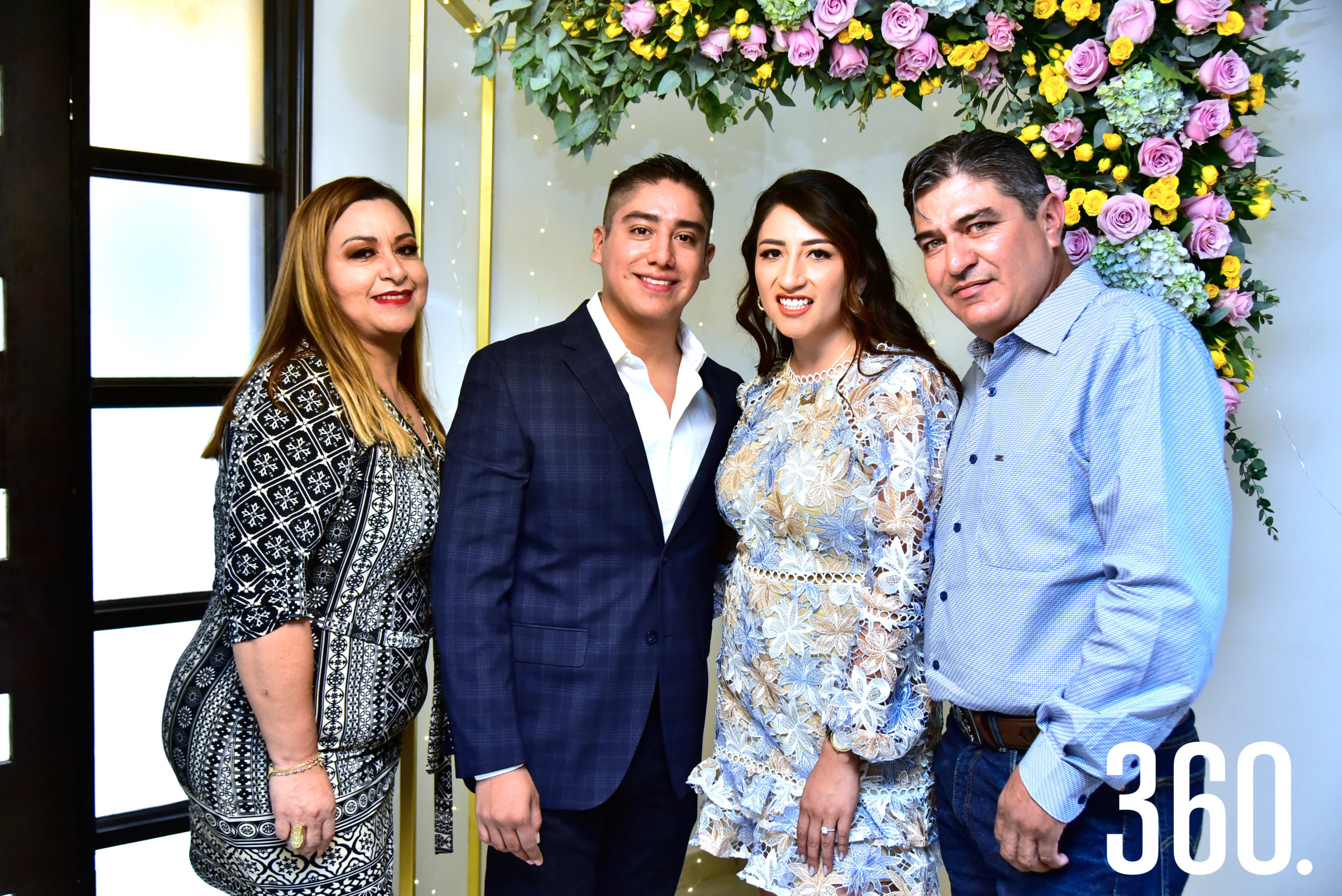 Mayra García, Jonathan Jiménez, Janeth Espinosa y Edgar Espinosa.