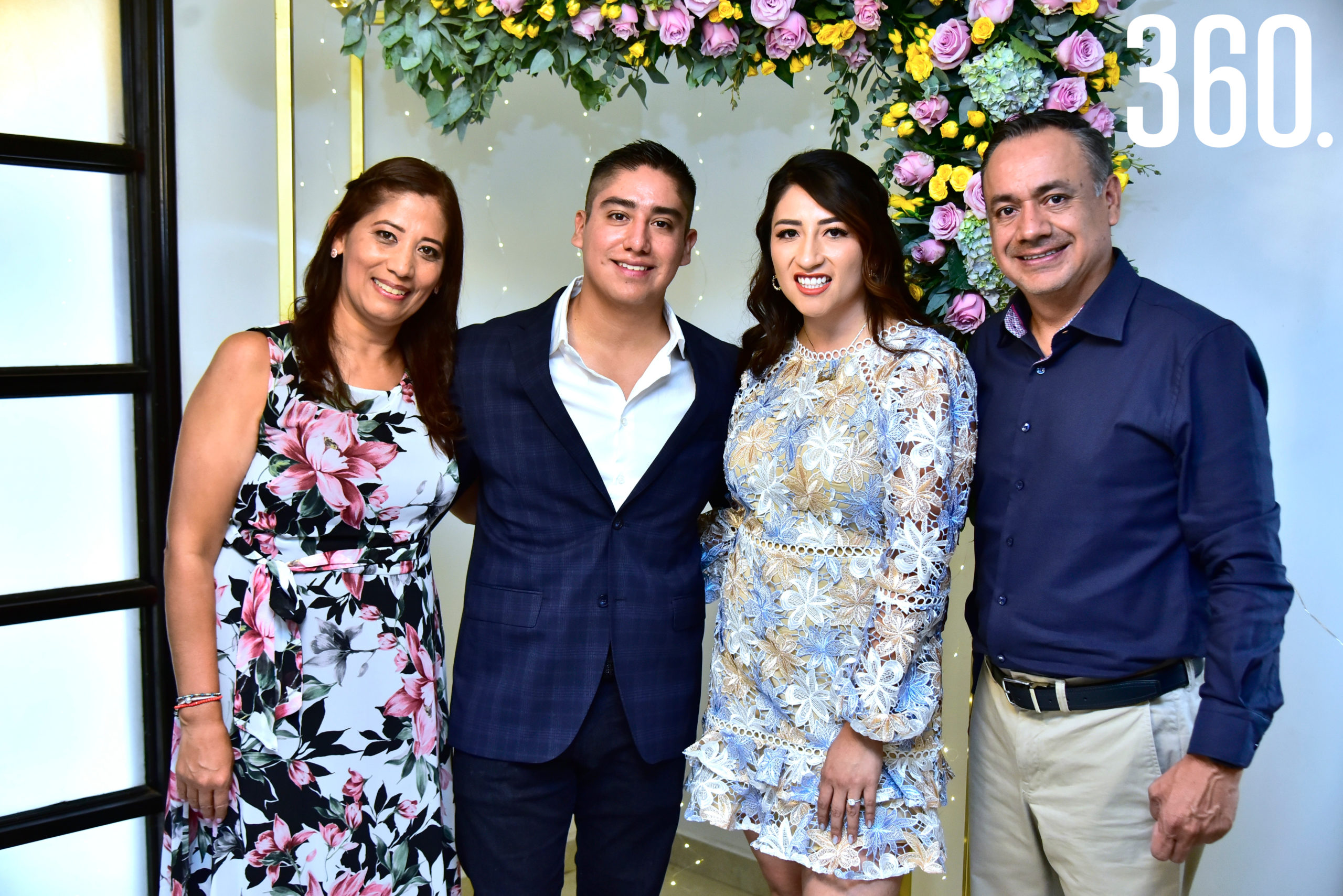 Araceli Esquivel, Jonathan Jiménez, Janeth Espinosa y Rodolfo Jiménez.