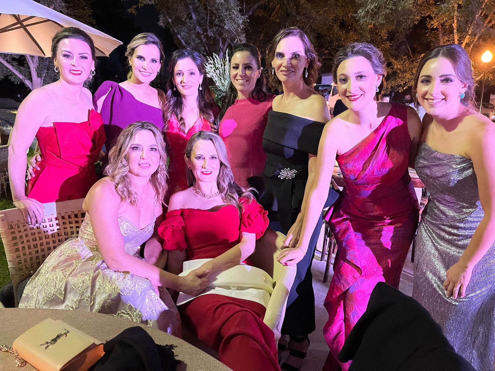 Suzel Diego, Rebeca González, Cecilia Diego, Fernanda Diego, Kekito González, Liliana Diego, Valeria Dávila, Ale Peña y María Alicia Diego.