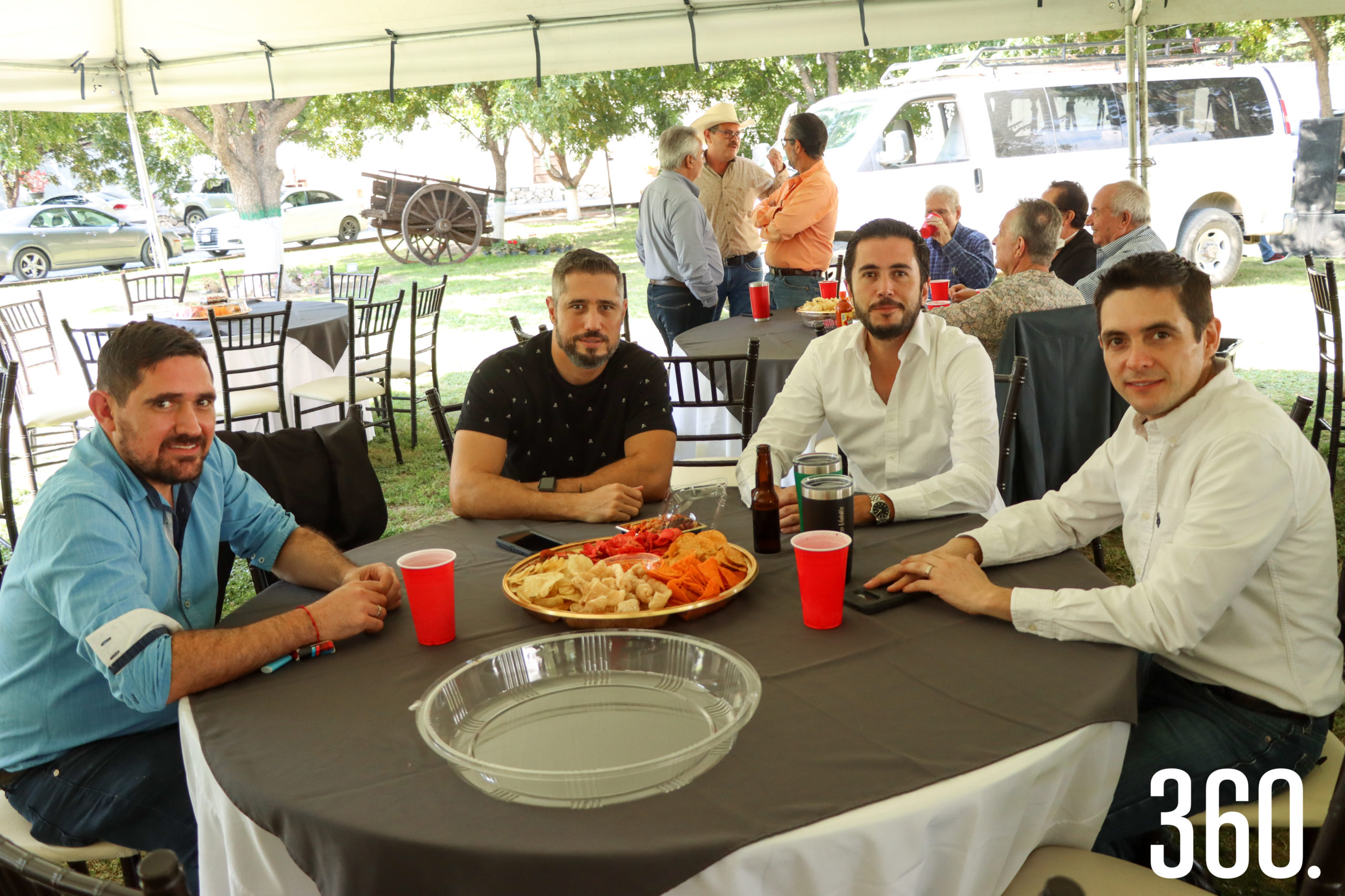 Jorge Flores, Carlos Flores, Abel Silos y Francisco Valdés.