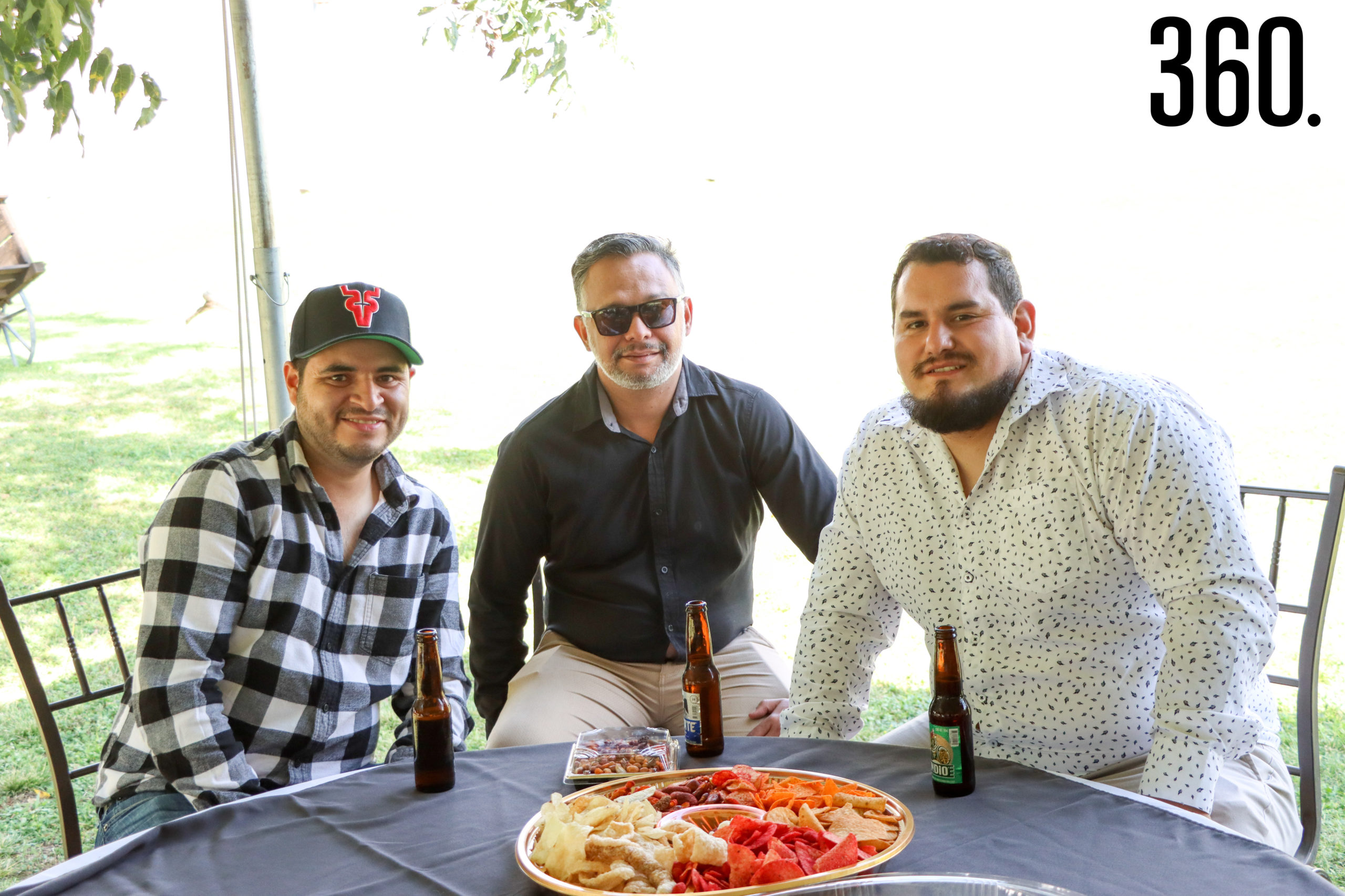 Roeilan Aguirre, Javier Cemeco y Josiel Martínez.