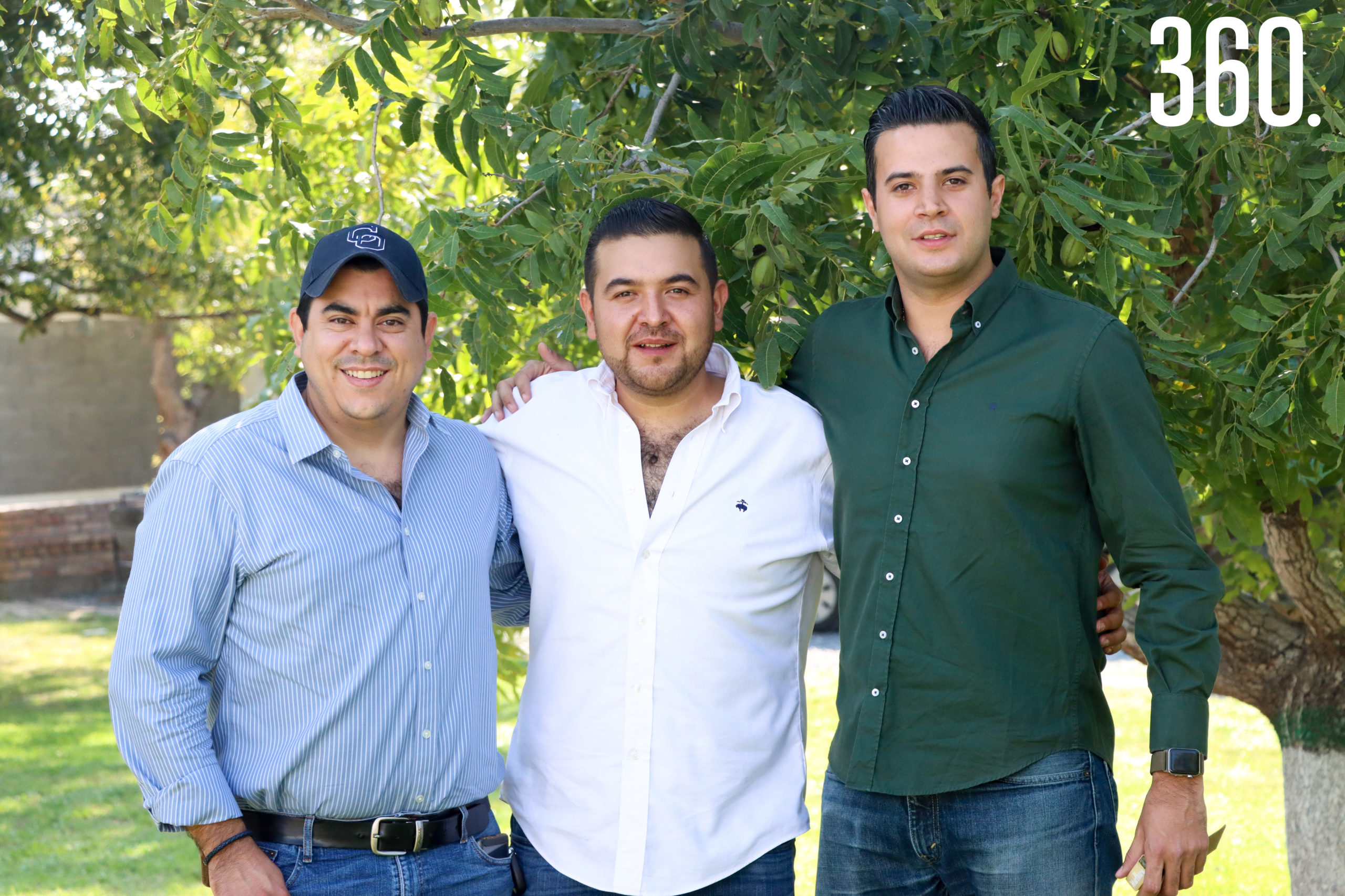 Sergio Arizpe, José Alfredo Martínez y Miguel Delgado.