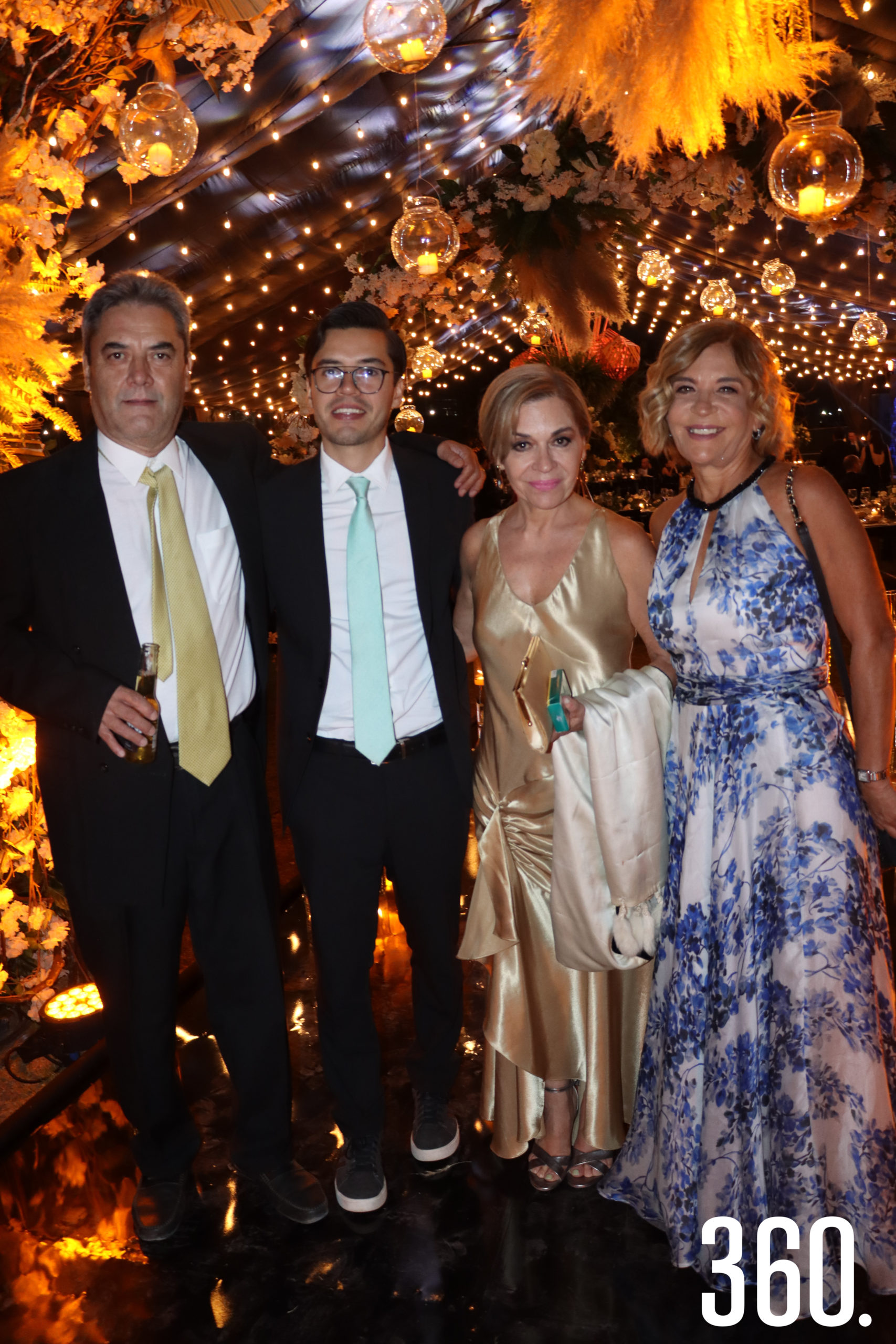 Felipe Díaz, Arturo Díaz, Sara Orta y Patricia Orta.