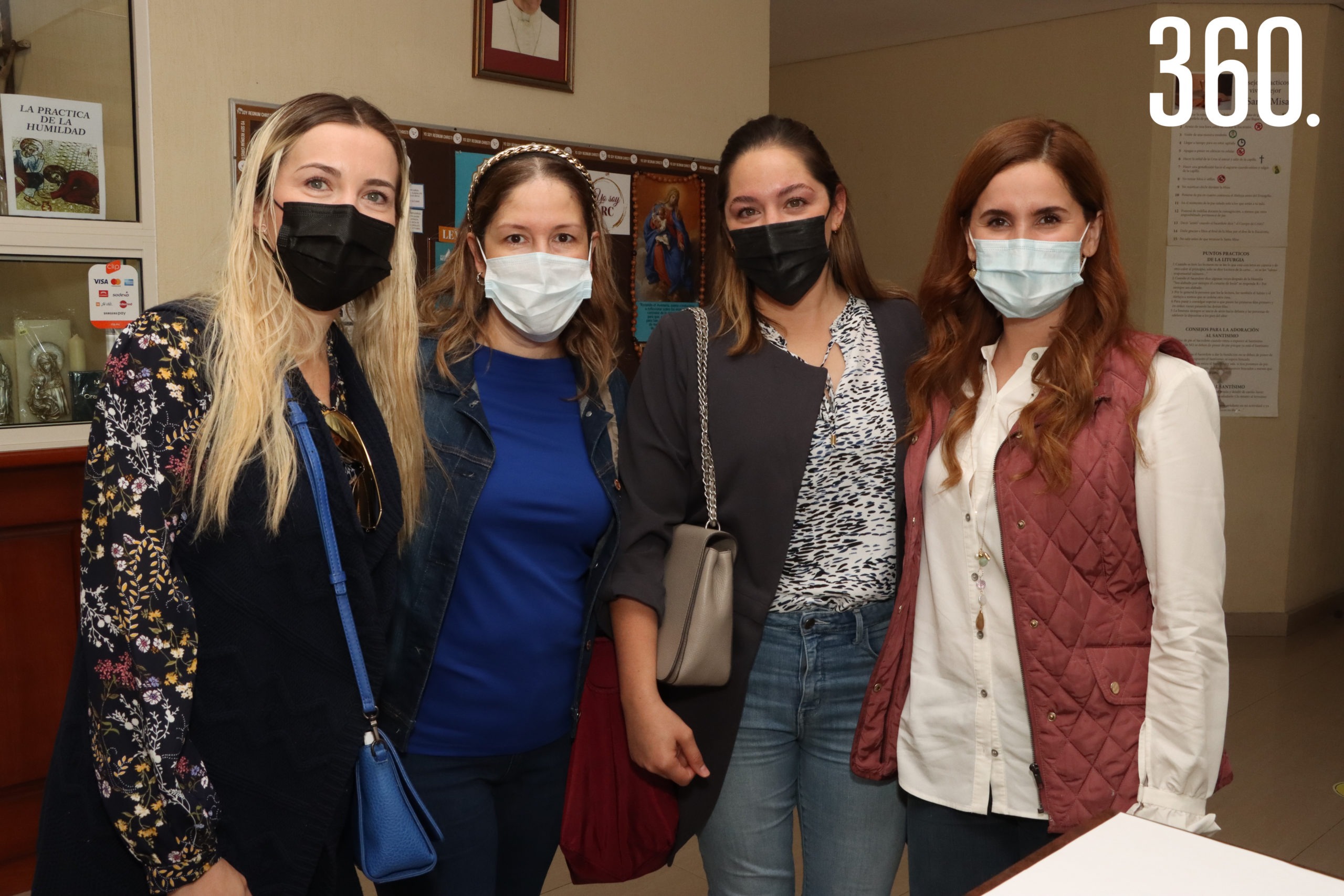 Laura Nelly Saucedo, Cecilia del Valle, Alejandra Flores y Ana Paula Ramos.