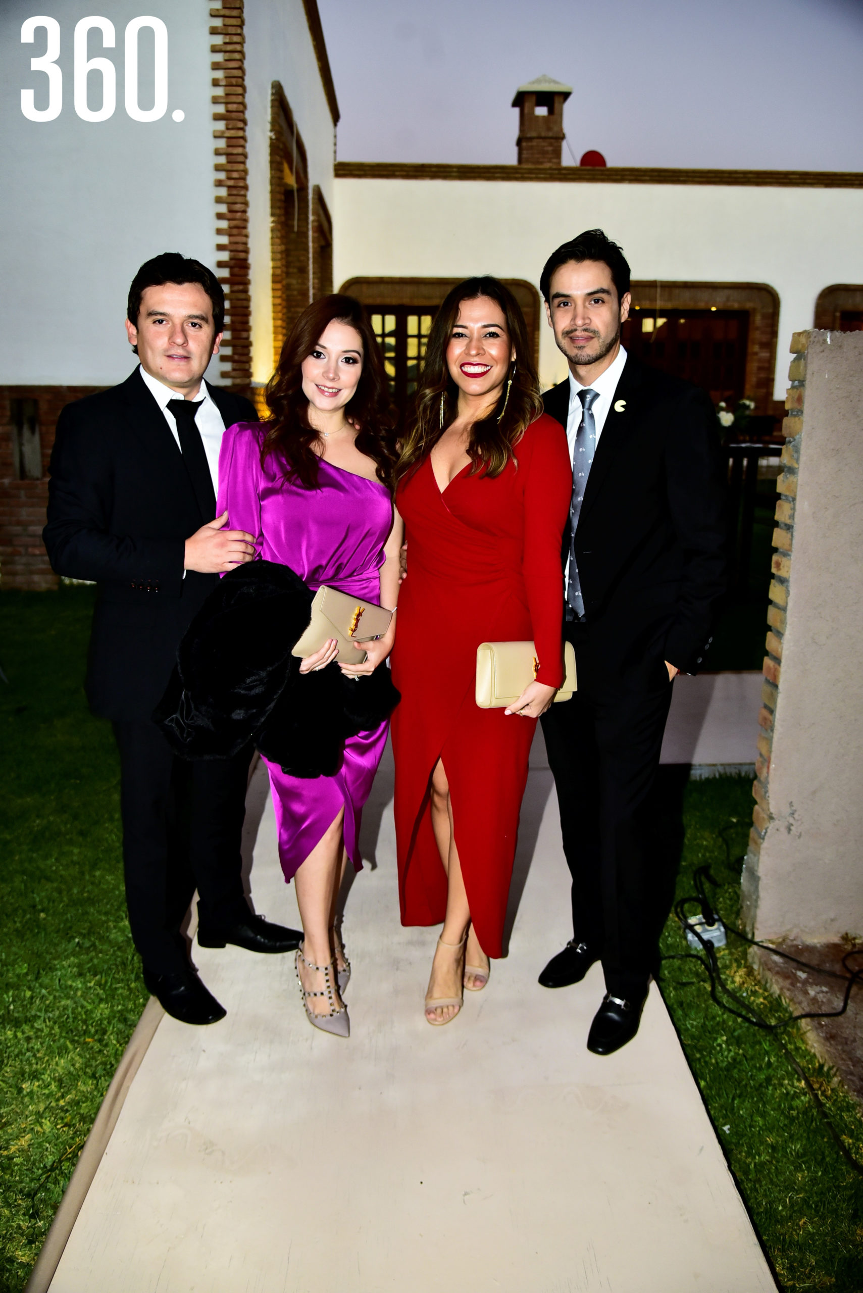 Francisco Ramírez, Melanie Vallina, Melissa Mendoza y Diego Malacara.