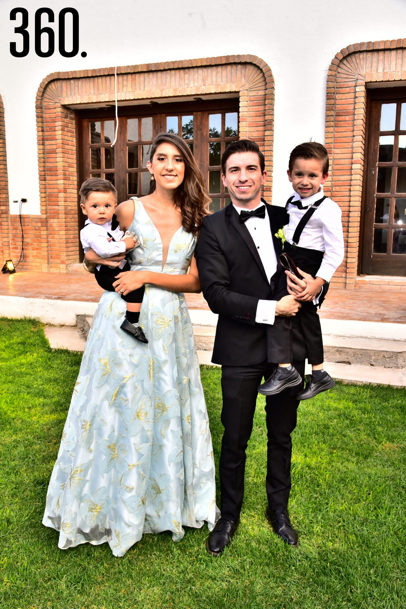 Rodrigo Treviño, Ana Isabel Pepi, Erick Treviño y Leonardo Treviño.