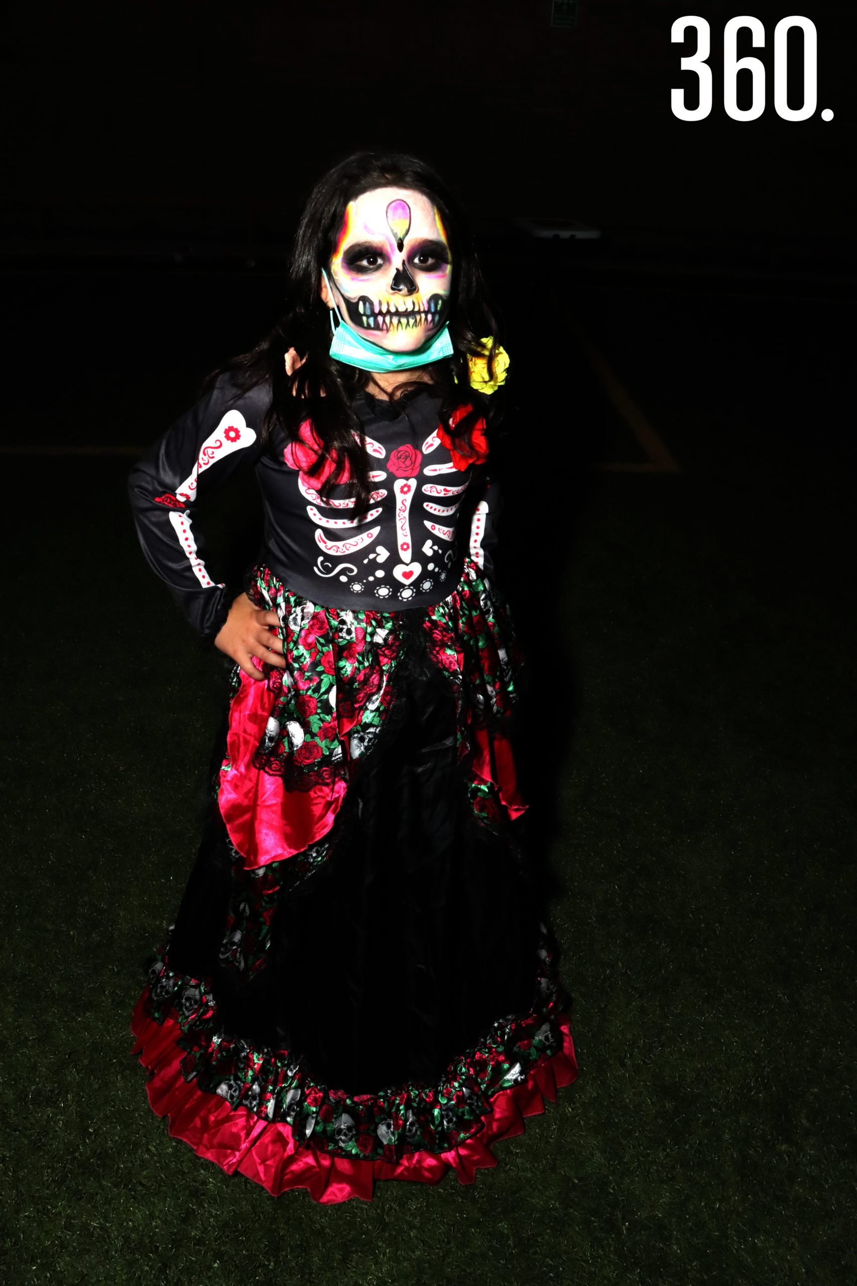 María Elisa Miranda Garza la hermosa “Catrina”.