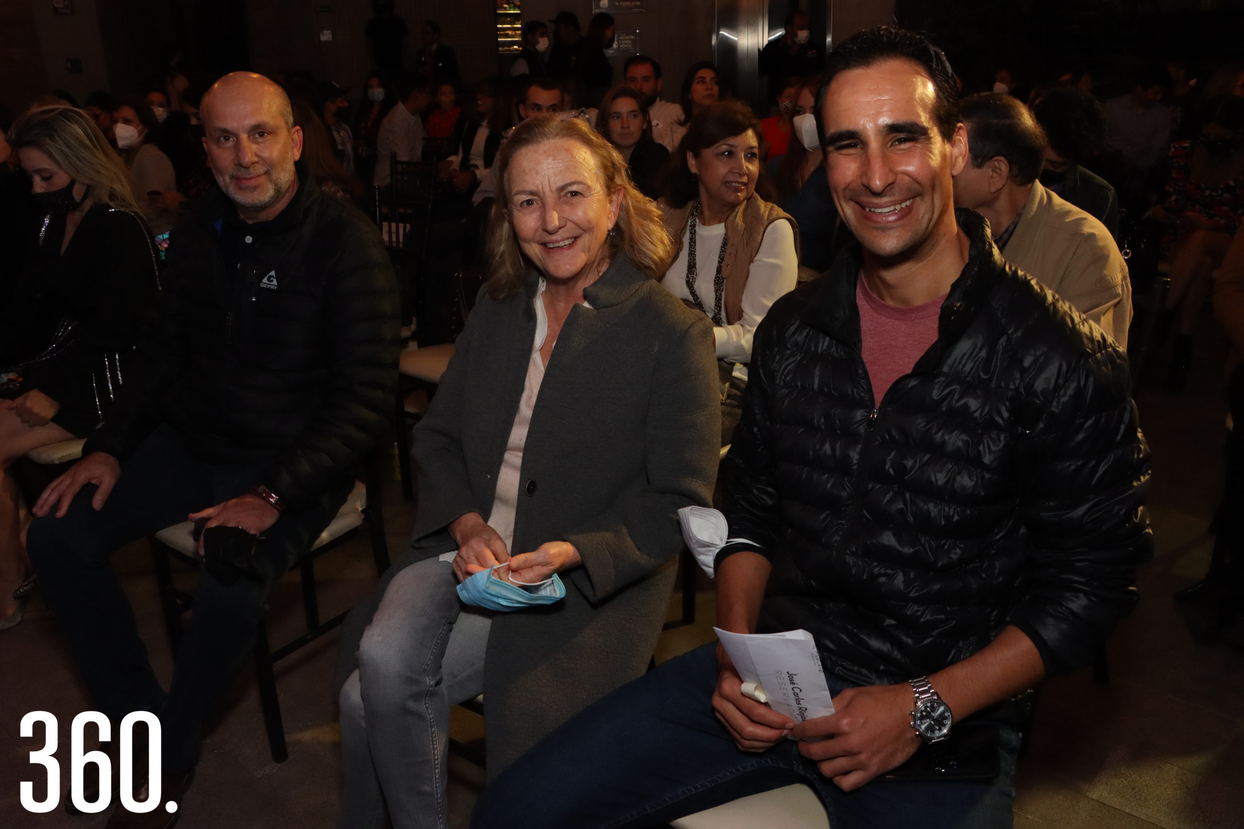 José Carlos Riojas, Beatriz Arizpe Narro y David Canepa.