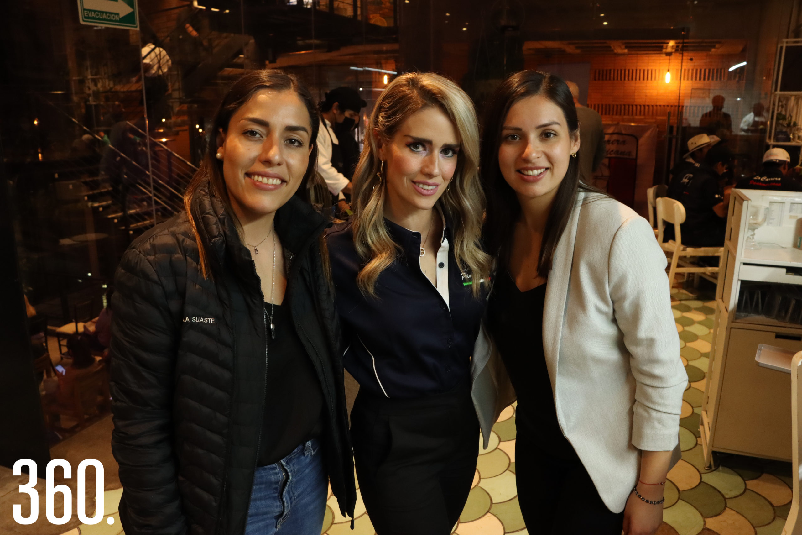 Daniella Suaste, Alejandra Martínez e Ileana Dávila.