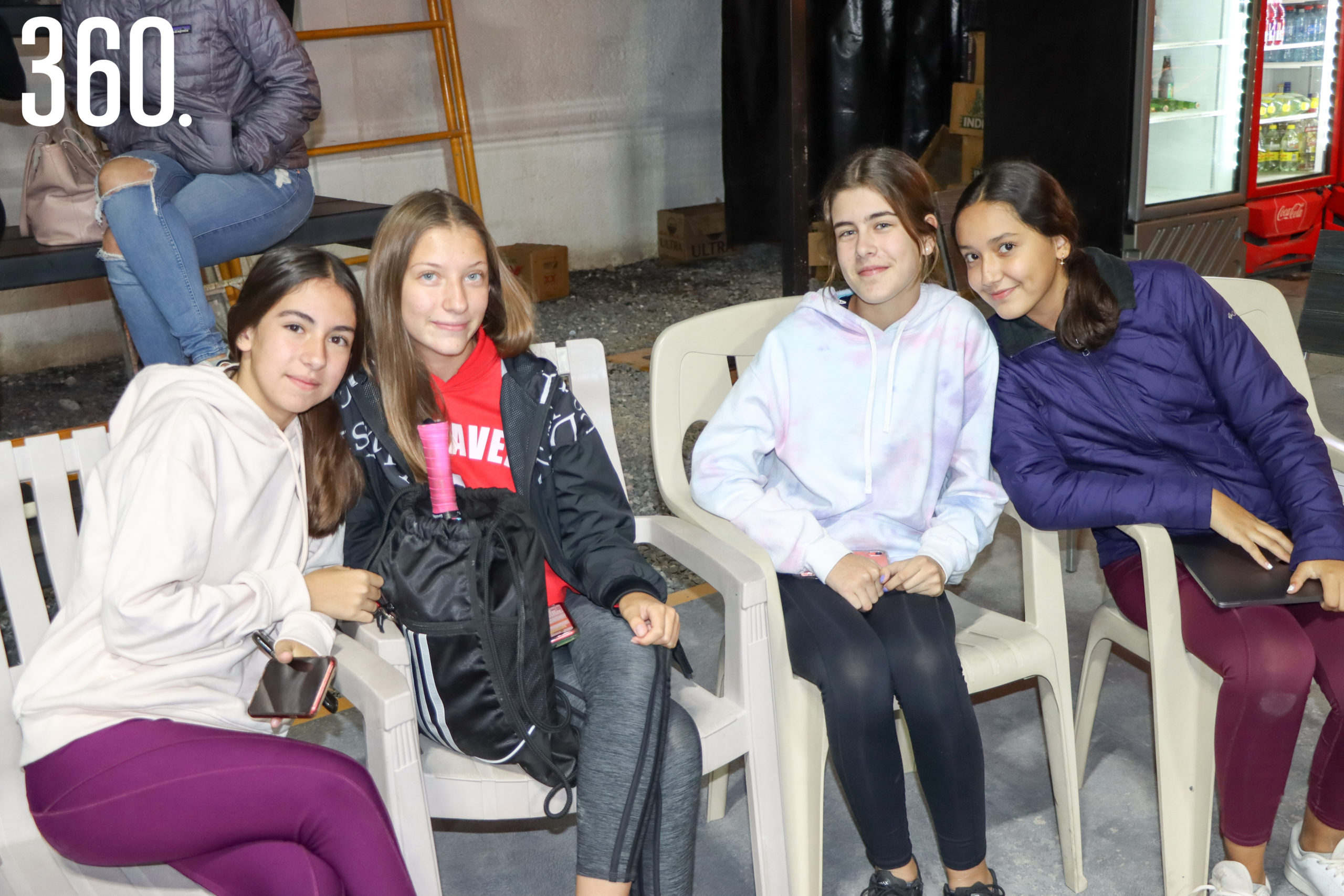 María Jimena García, Jaqueline González, Isabella Gocht y Valeria Jiménez.