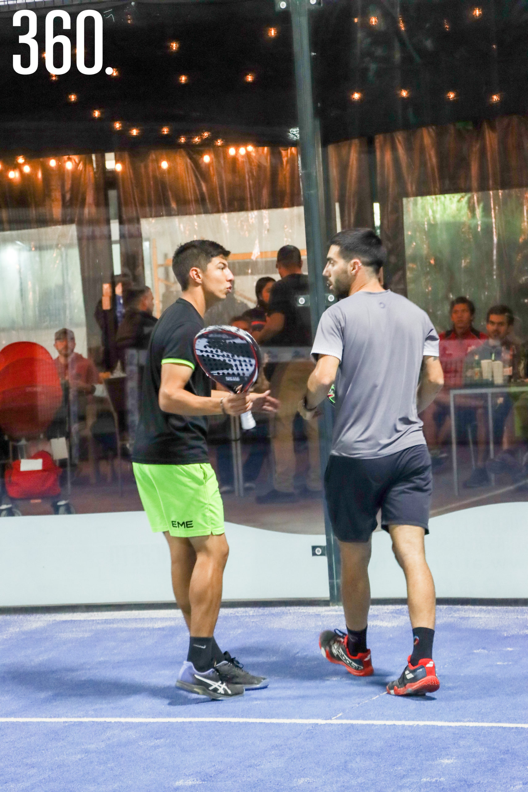 Profesionales del padel.