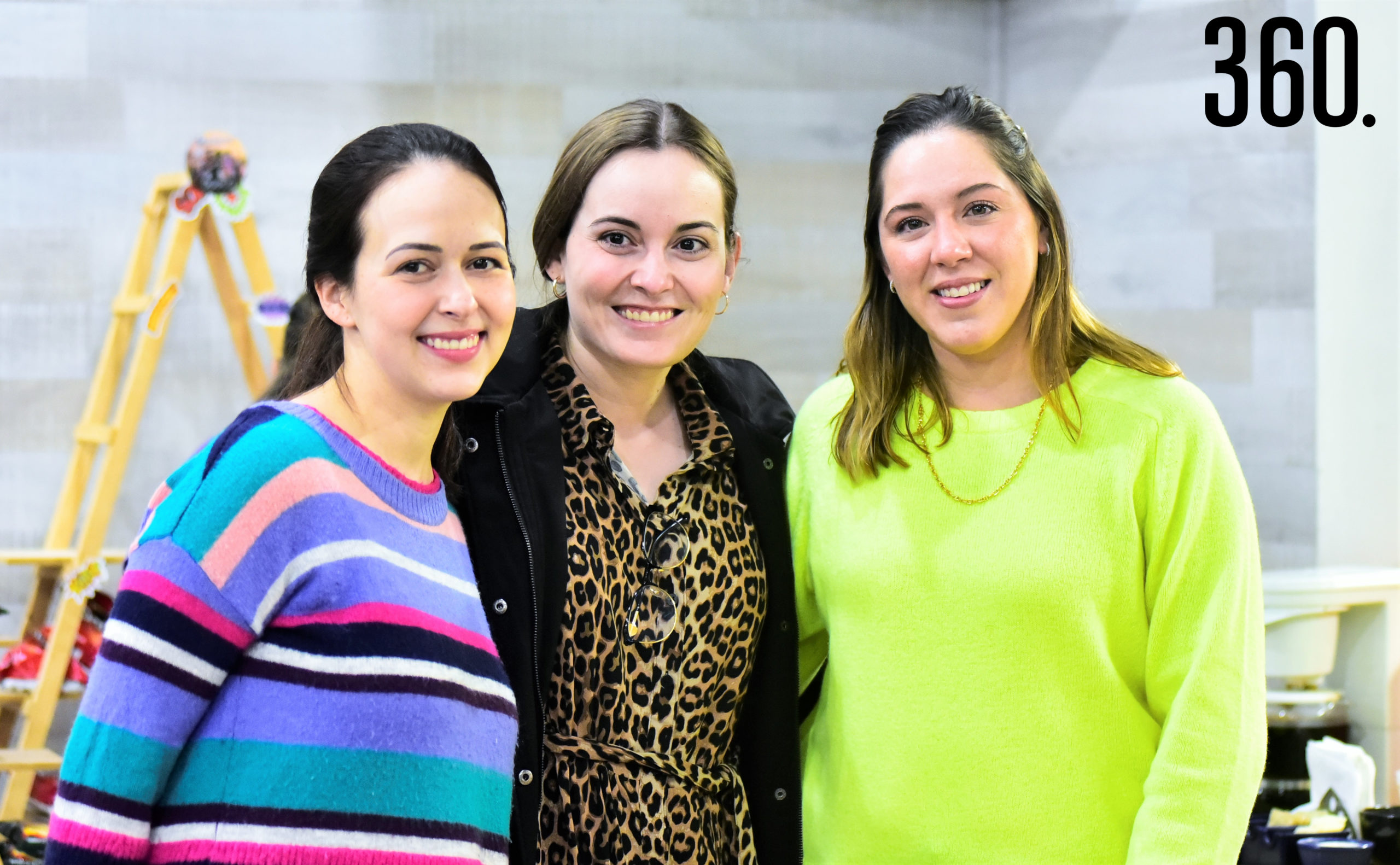 Elsa Ramos, Natalia Morales y Alejandra Flores.