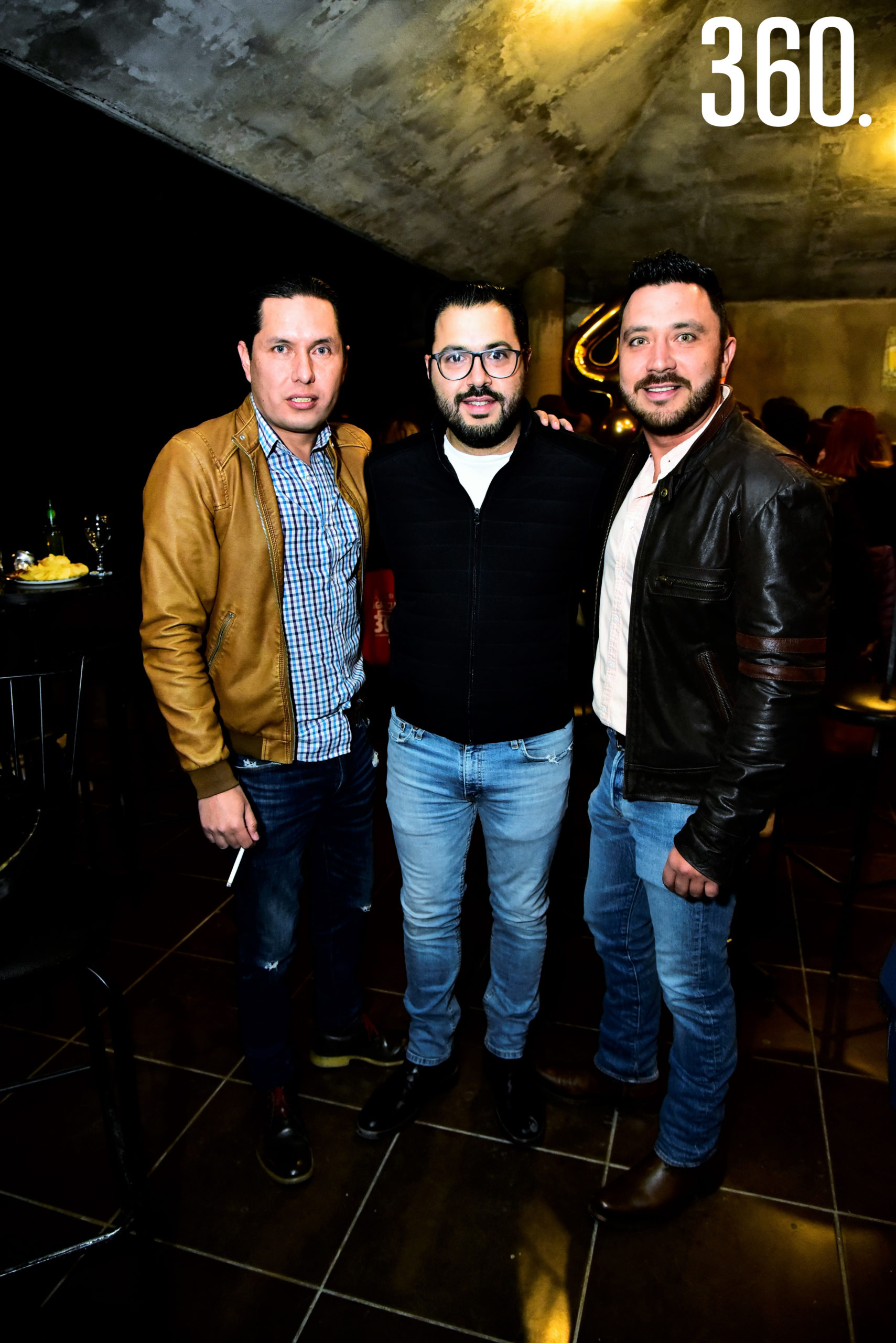 Marco Malacara, Rodrigo Palacios y Javier Mendoza.