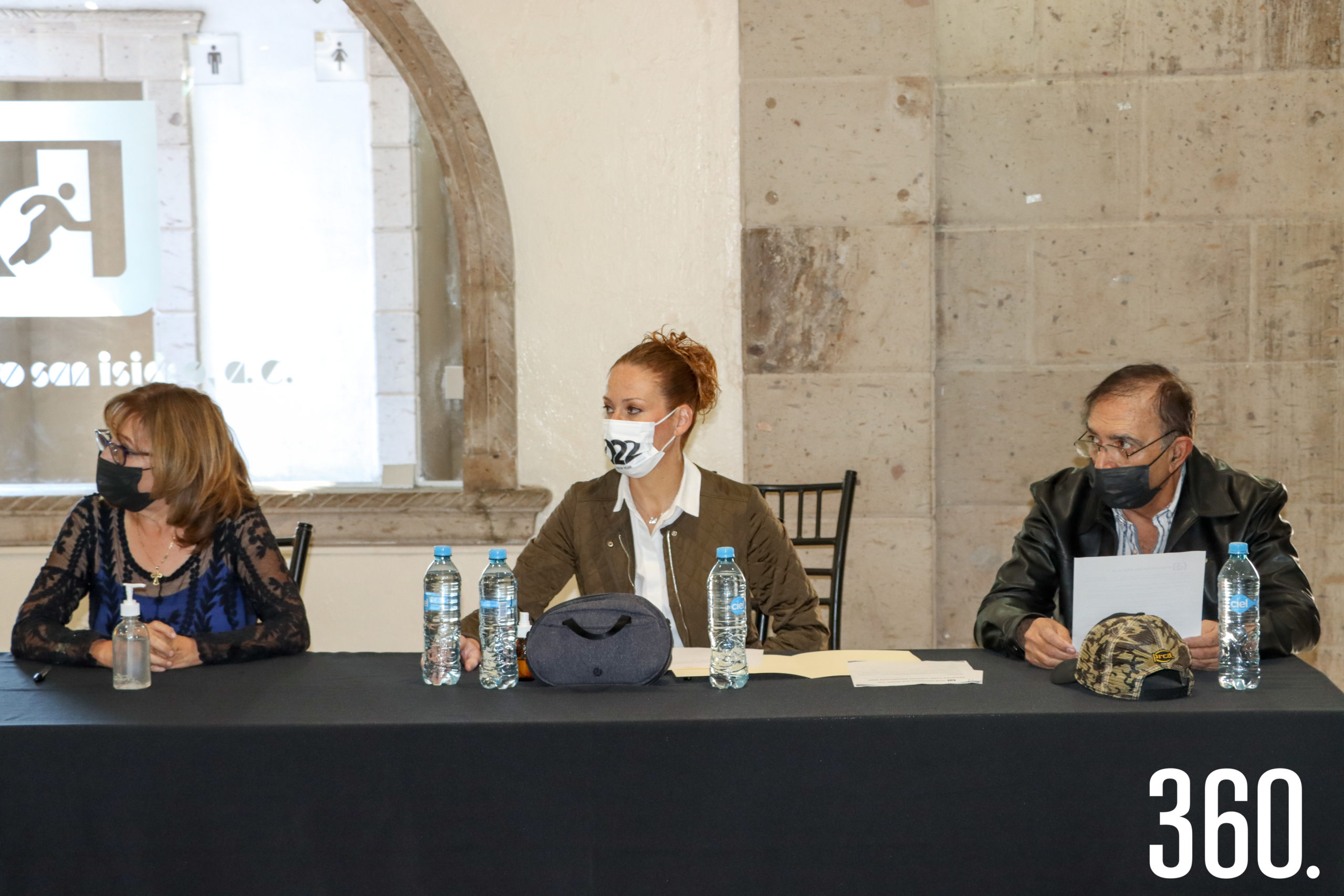 Diana Catalina García, Verónica Rumayor y Héctor Manuel Rodríguez.