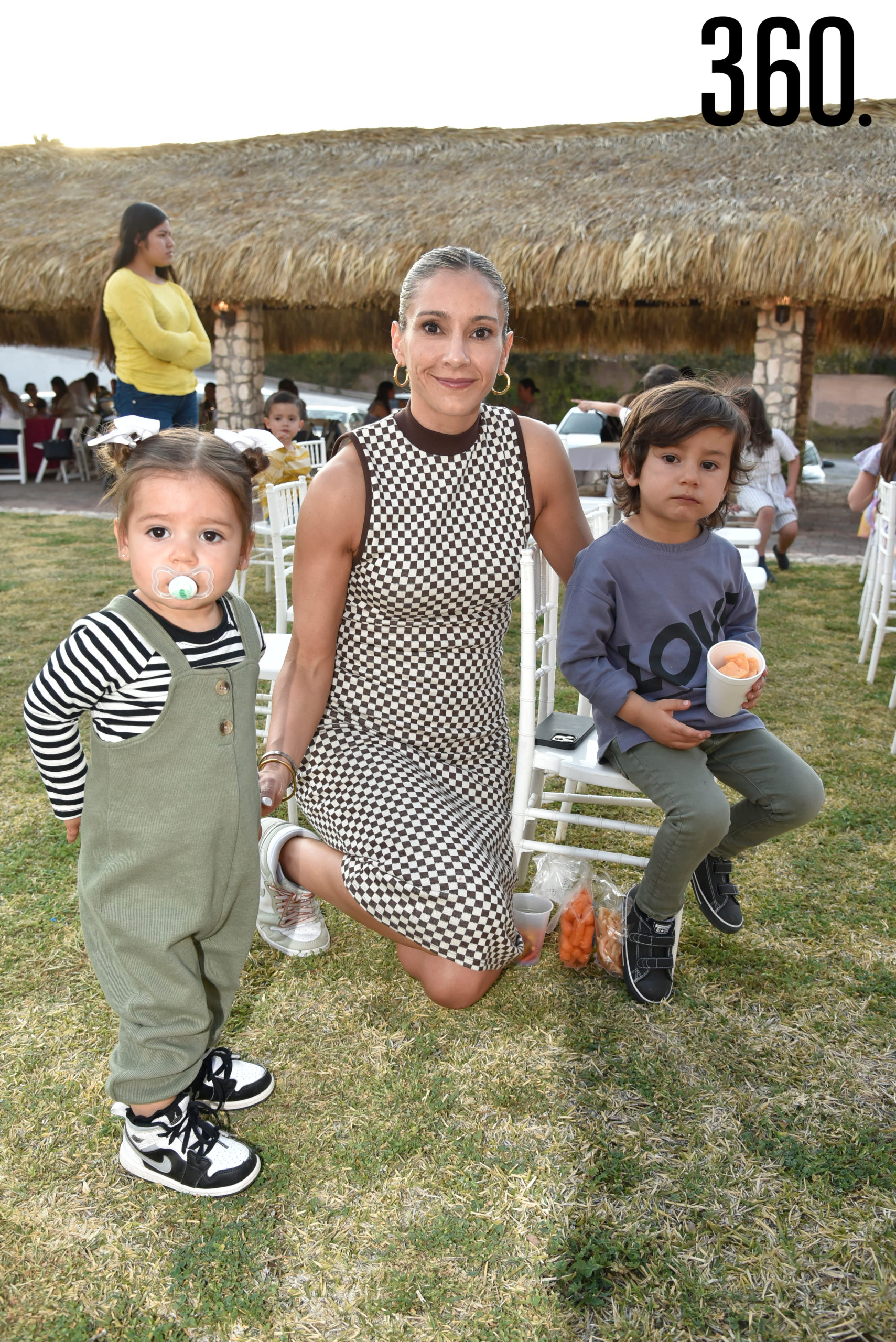 Eugenia Arrillaga, Melisa Rodríguez y Gabriel Arrillaga.