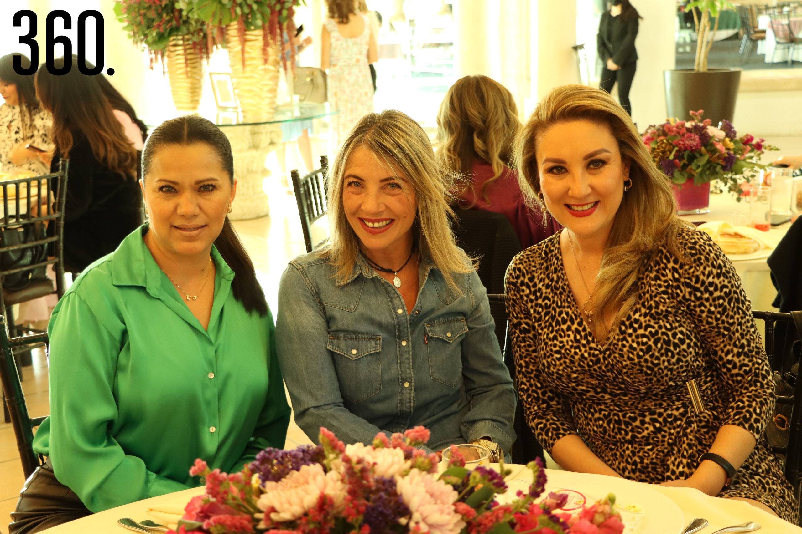 Ceci Rodríguez, Mayela Carvajal y Guadalupe Garza.