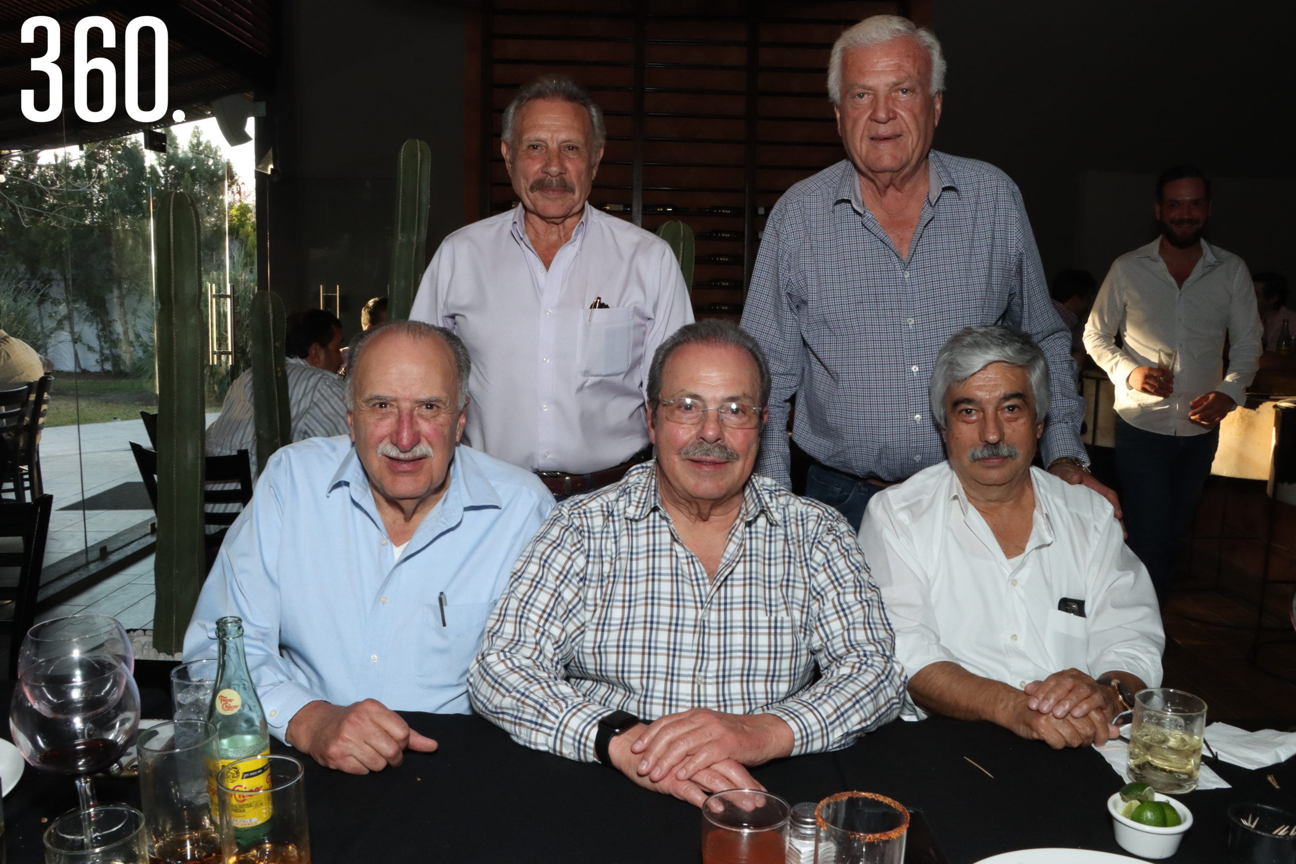 Héctor de la Fuente, Arturo Mendel, Rodolfo Aguirre, Enrique Martínez y Martínez y Carlos Avilés.