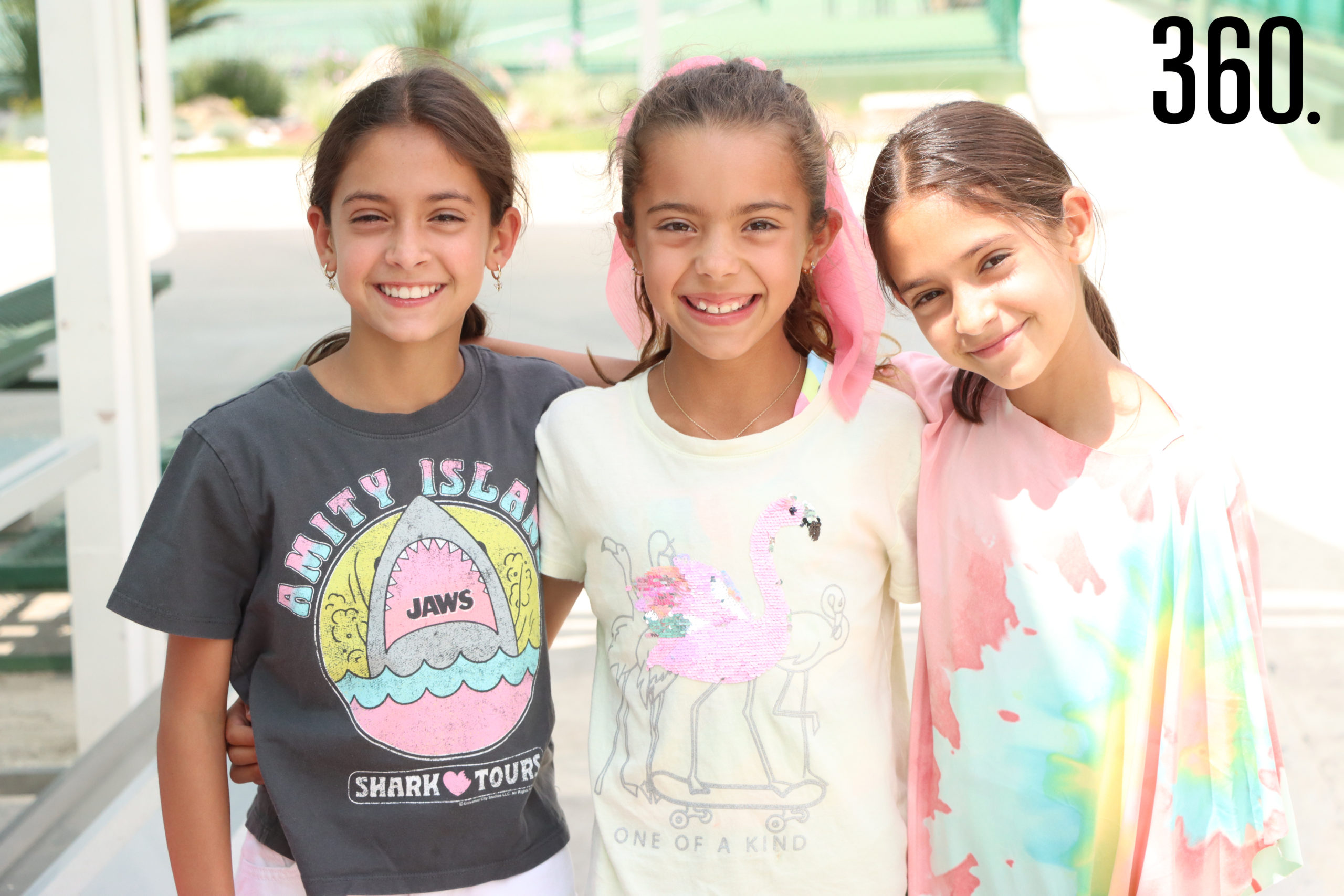 Daniela de León, Roberta y Daniela González.