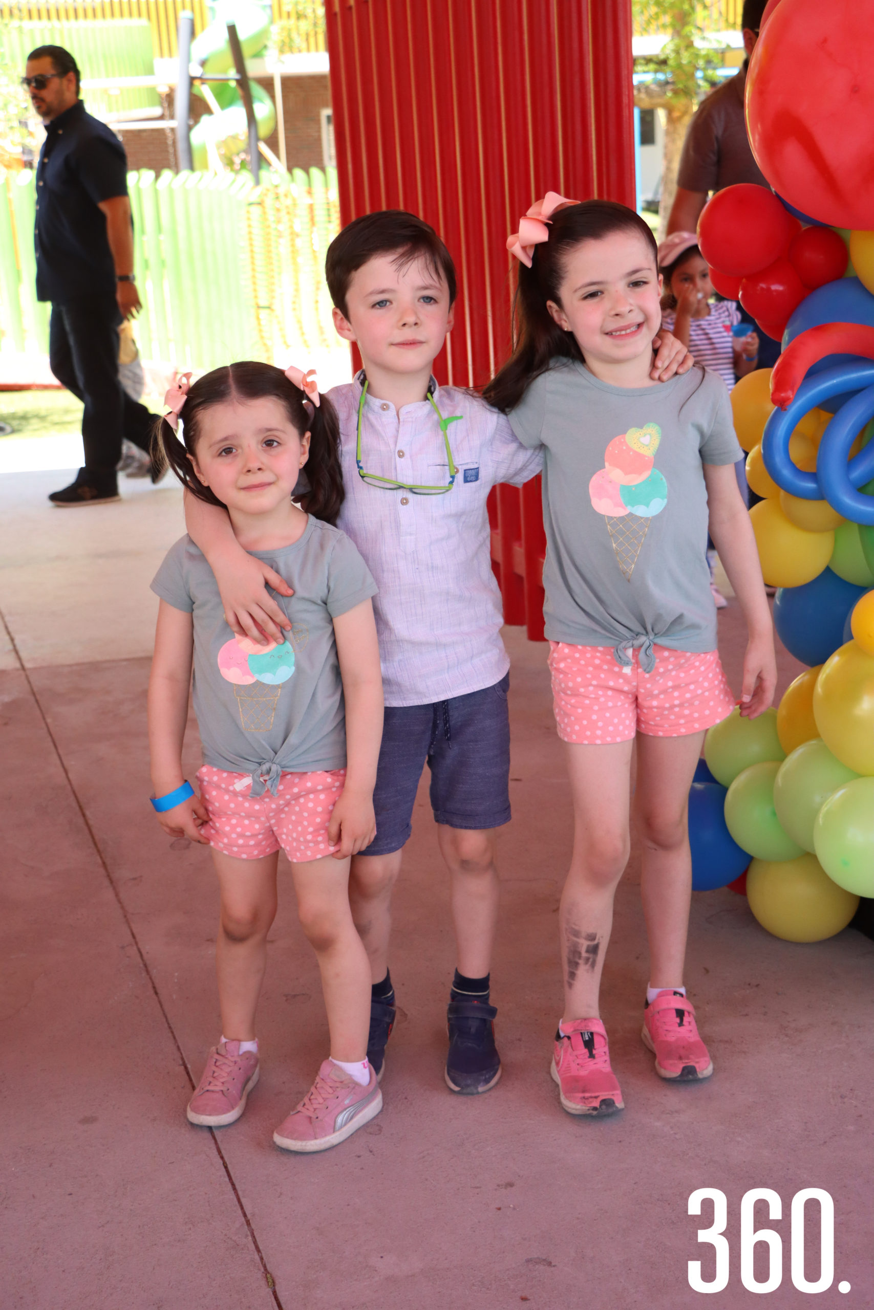 Ana Cristina, José y Catalina Cepeda.