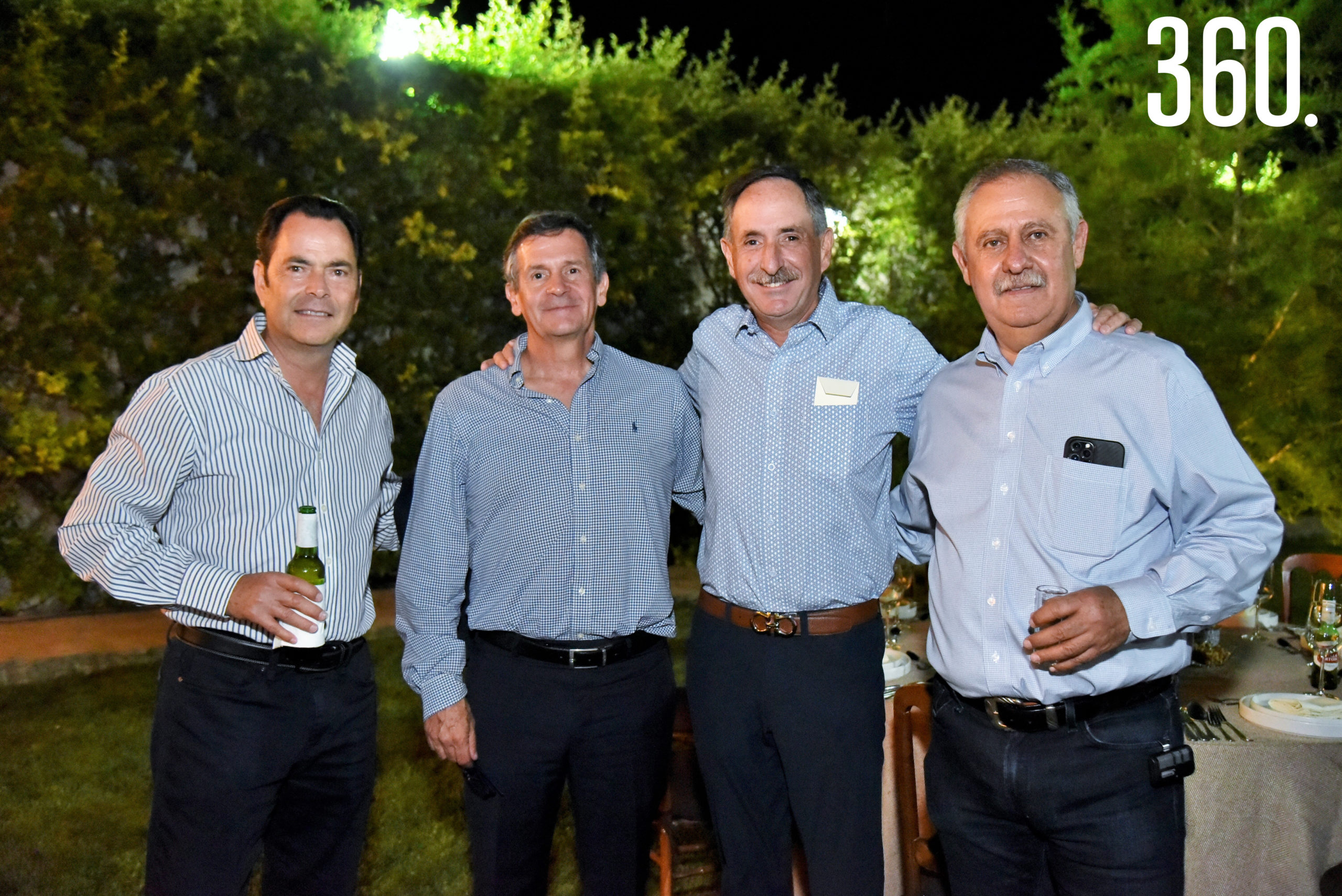 Javier Rodríguez, Manuel González, Bernardo López y Leonardo Dávila.