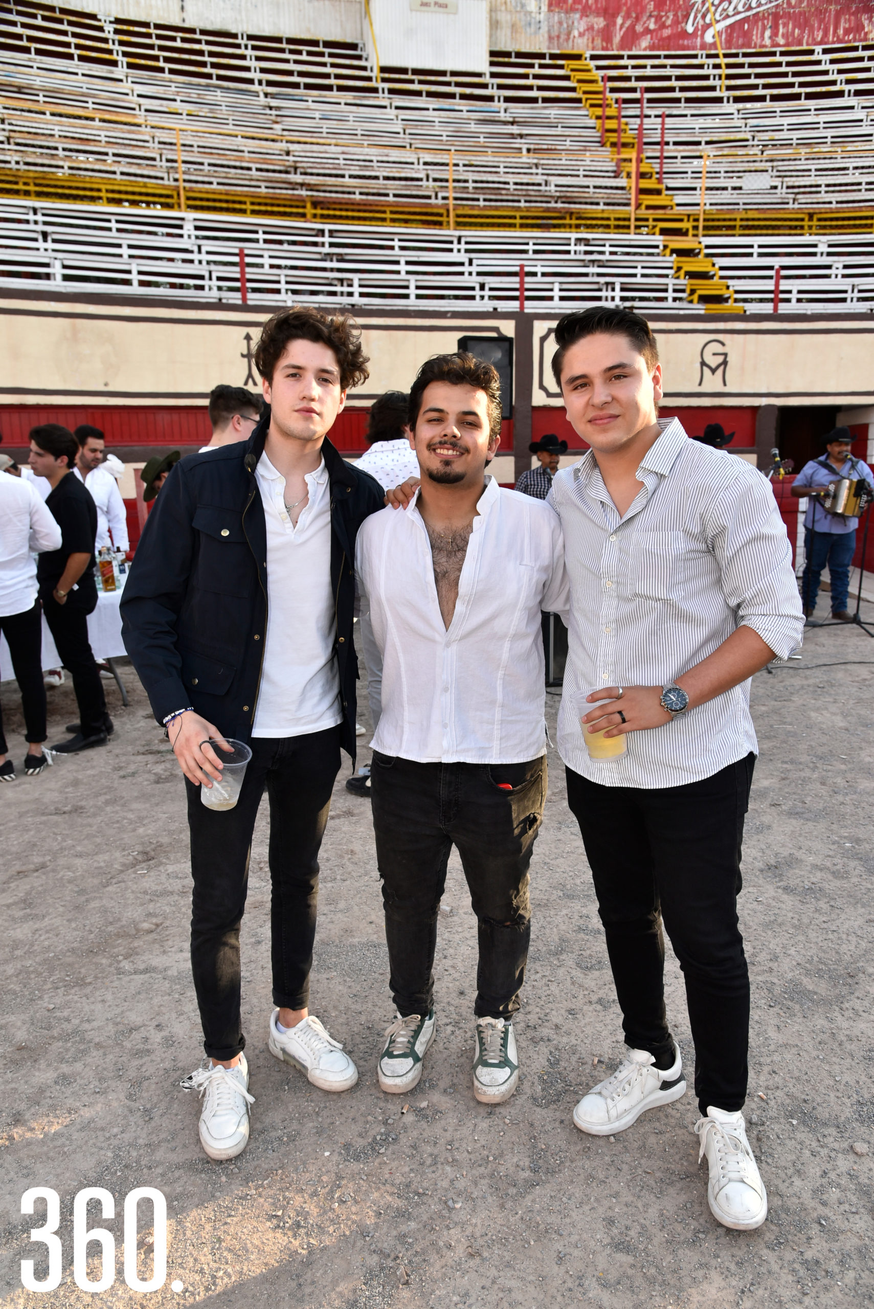 Roberto Saenz, Sergio Vasquez y Adrian Ojeda.